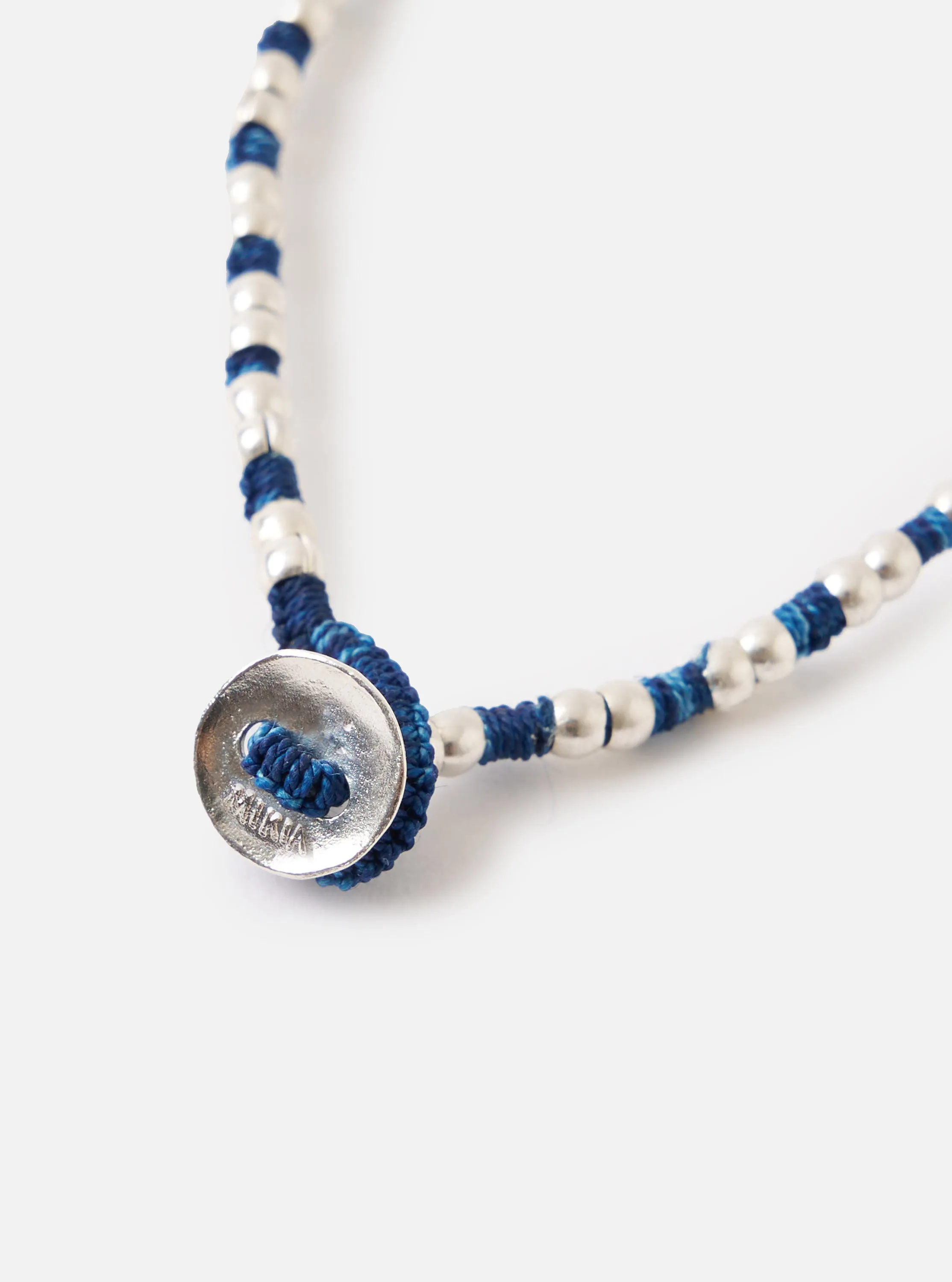 Mikia Indigo Silver Beads Bracelet sold by Universal Works product image thumbnail 2