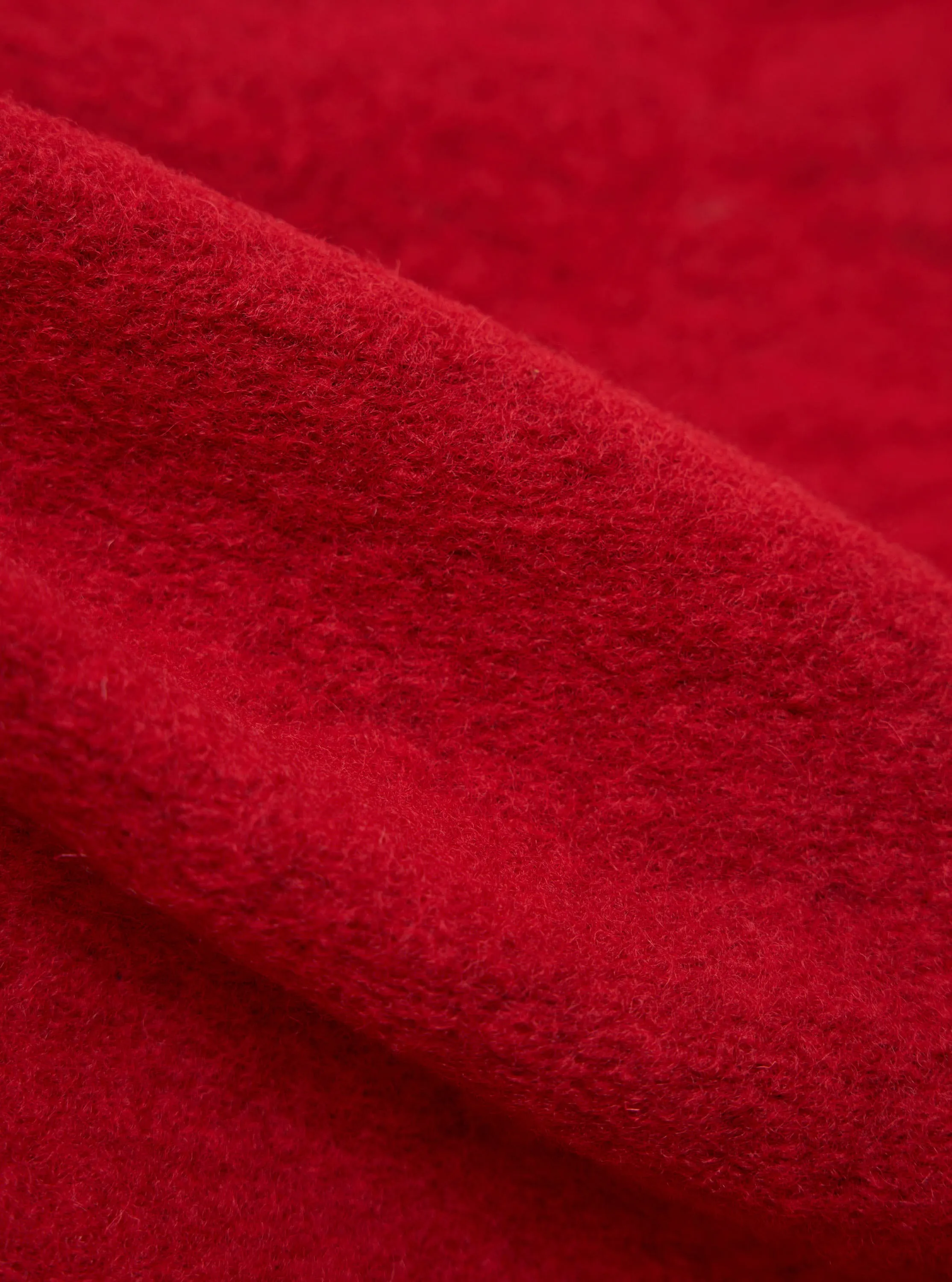 Red Wool Fleece Advance Cardigan sold by Universal Works product image thumbnail 4