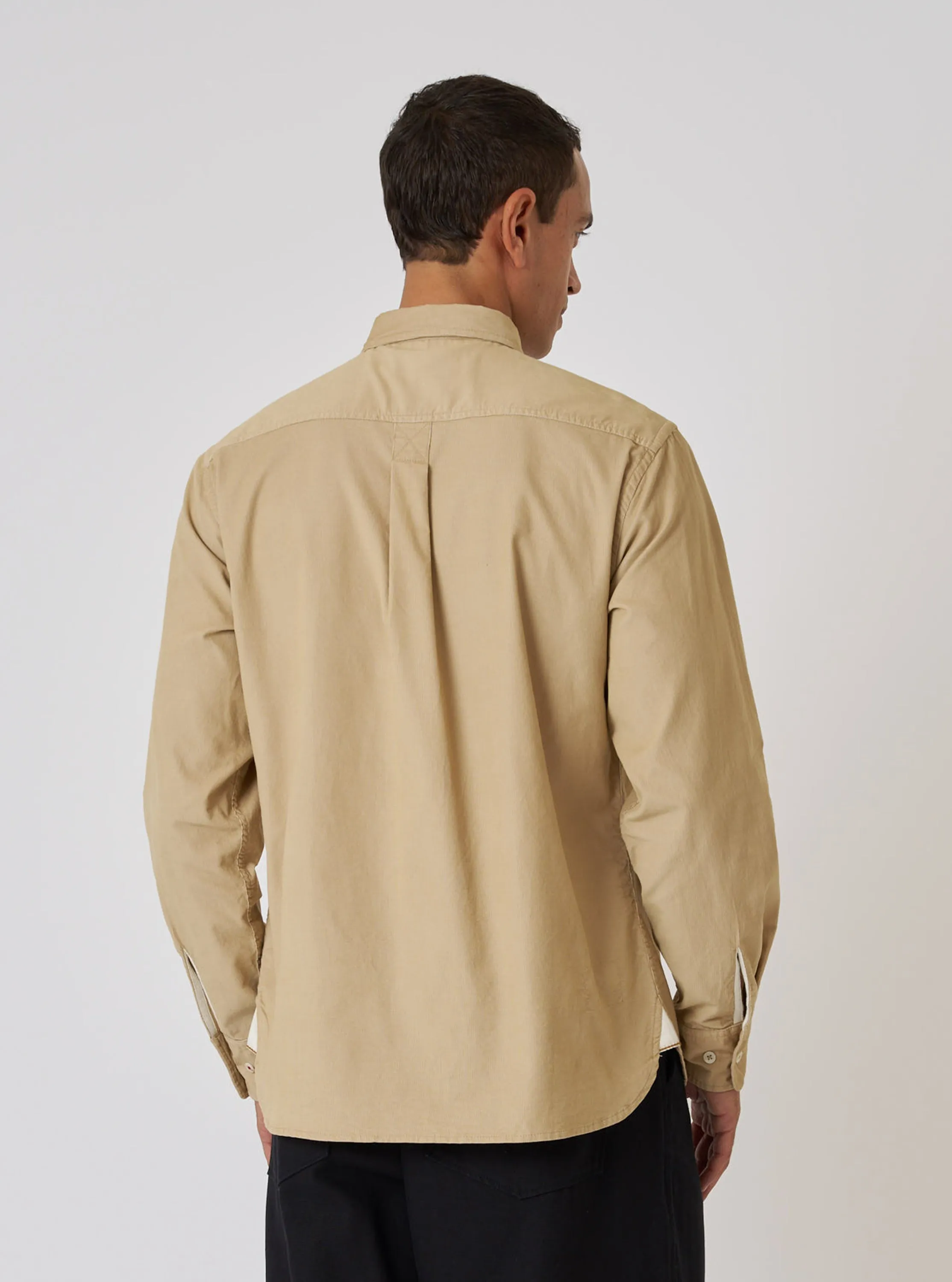 Sand Organic Fine Cord Daybrook Shirt sold by Universal Works product image thumbnail 3