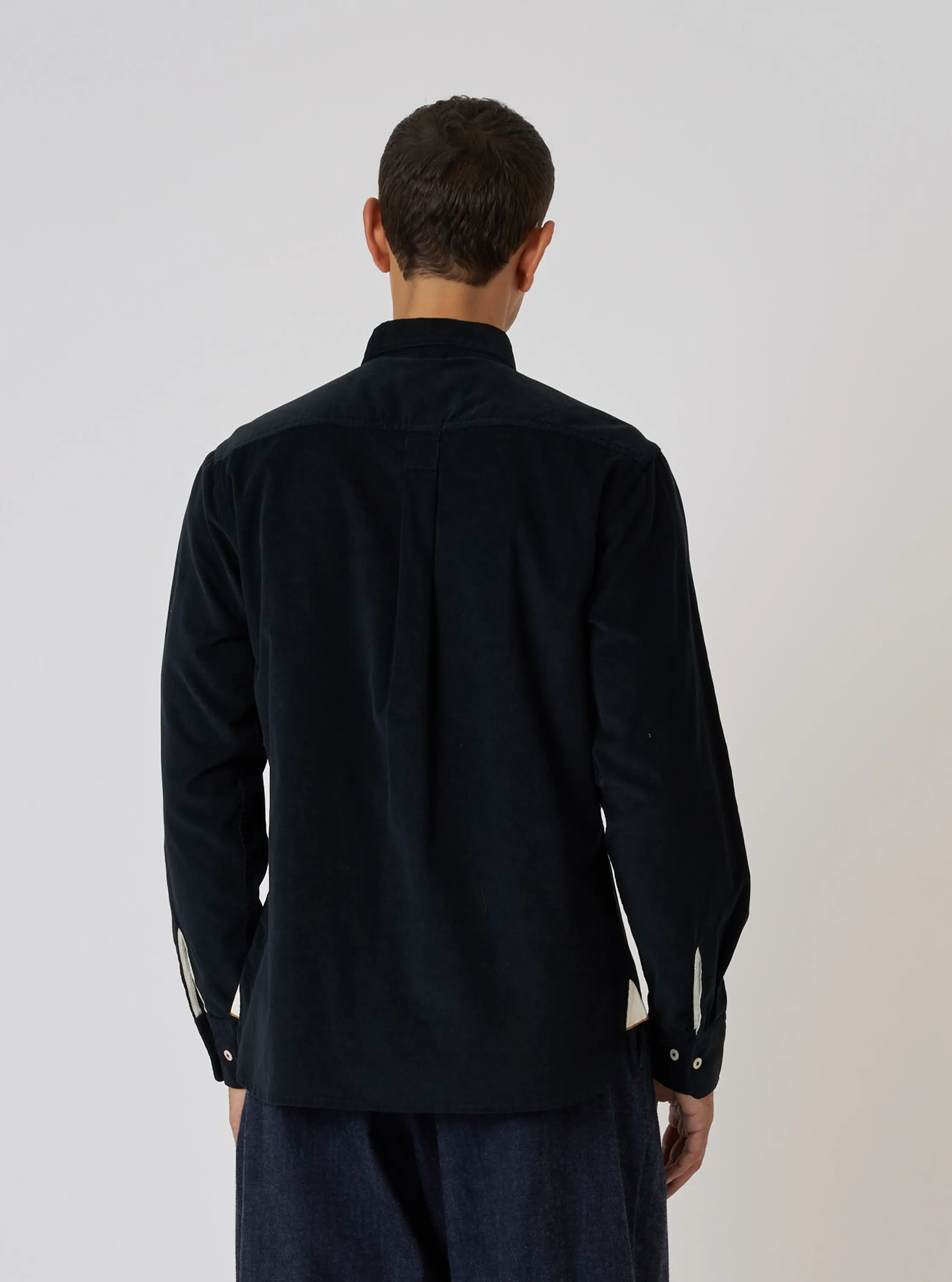 Black Organic Fine Cord Daybrook Shirt sold by Universal Works product image thumbnail 3