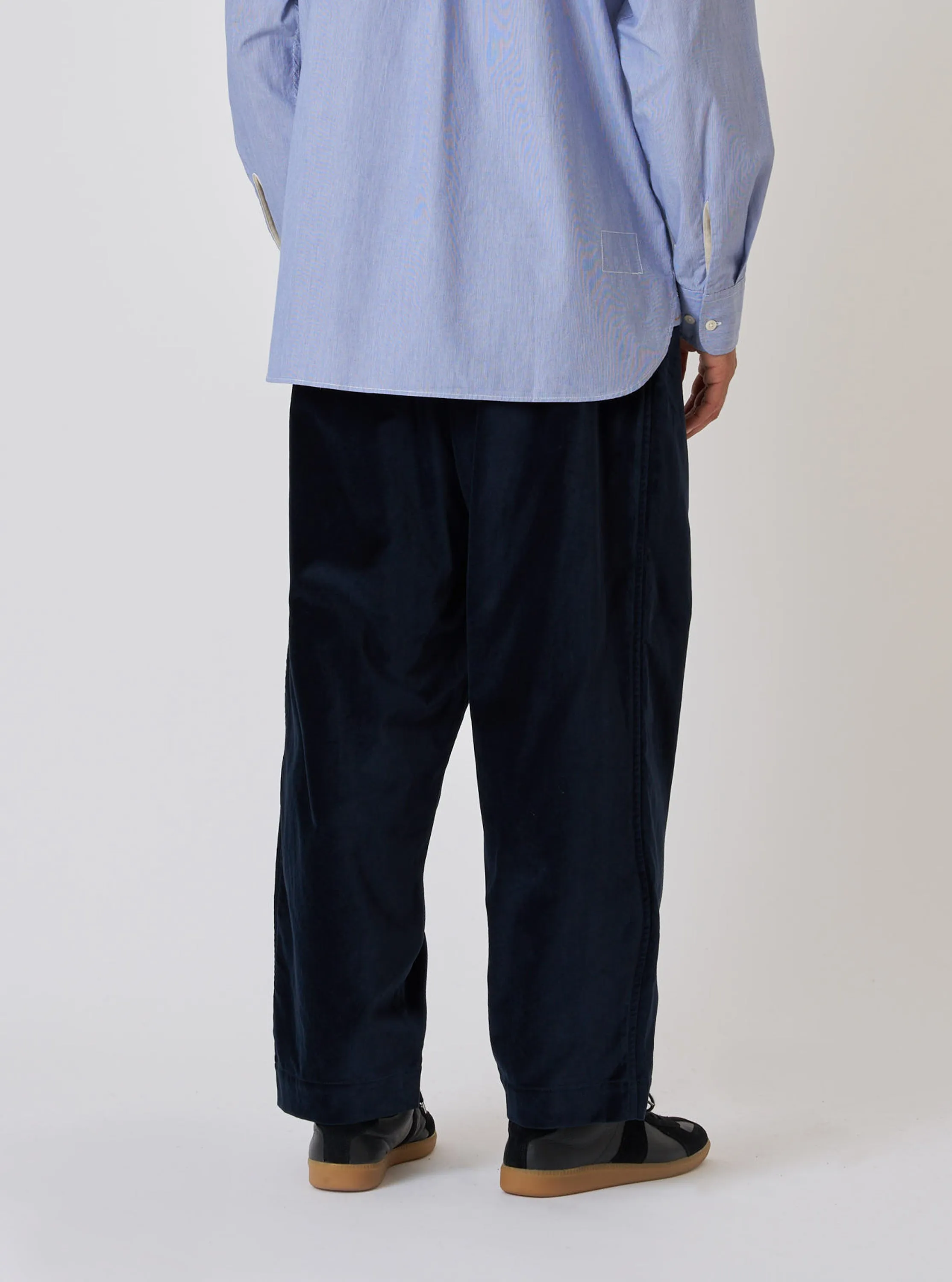 Navy Velveteen Oxford Pant sold by Universal Works product image thumbnail 3