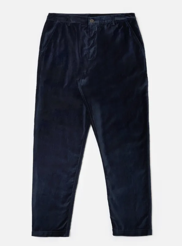 Navy Velveteen Military Chino sold by Universal Works