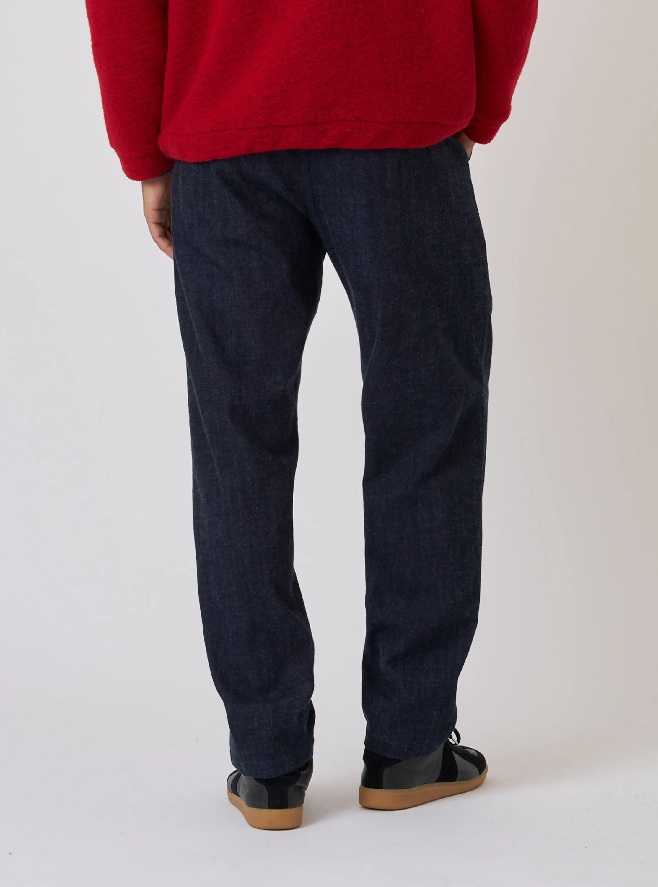 Indigo Brushed Denim Military Chino sold by Universal Works product image thumbnail 3