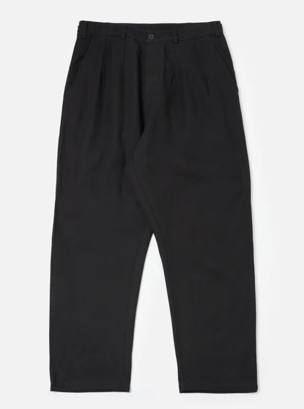 Black Organic Canvas Dutch Pant sold by Universal Works