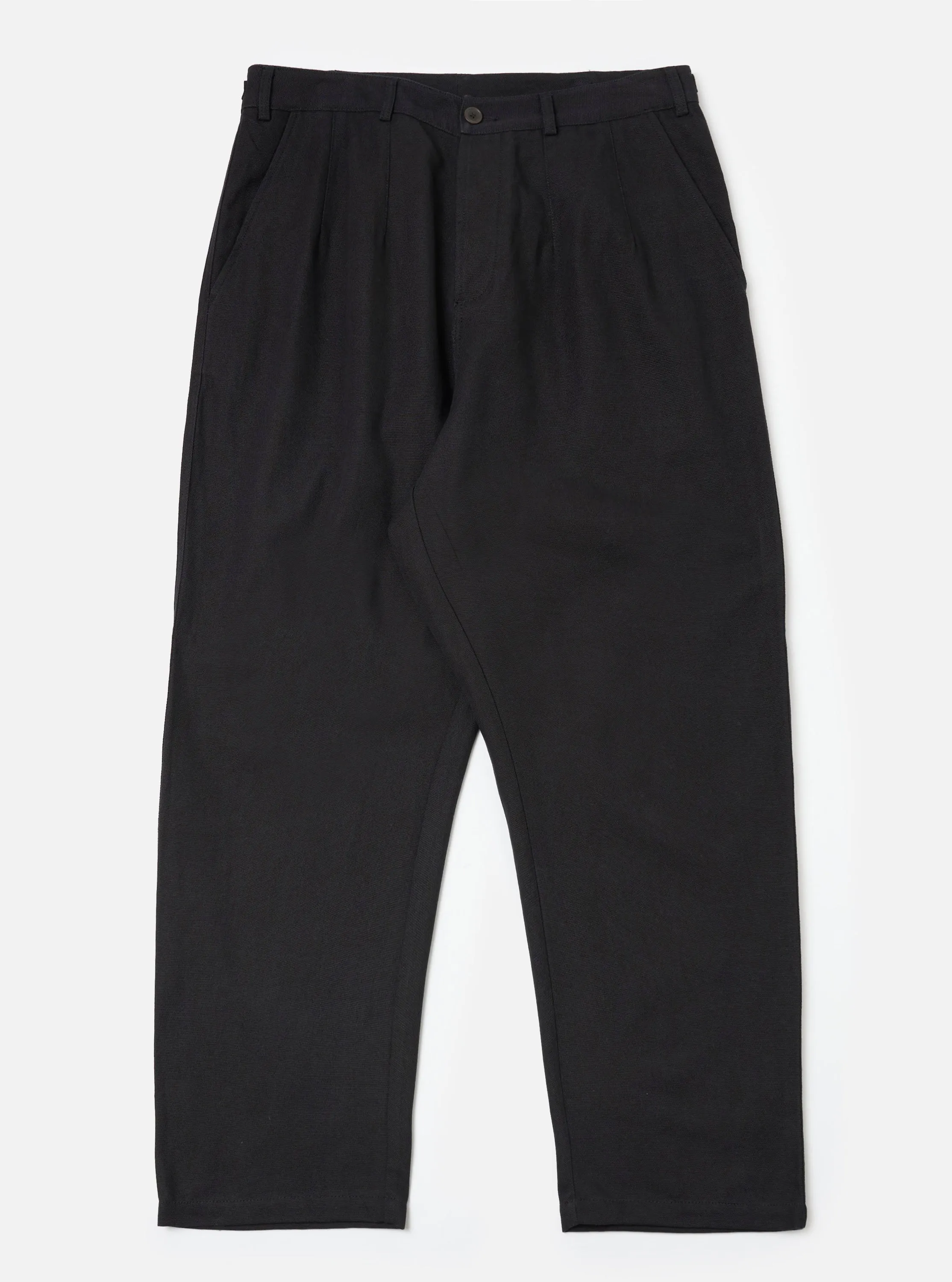 Black Organic Canvas Dutch Pant sold by Universal Works