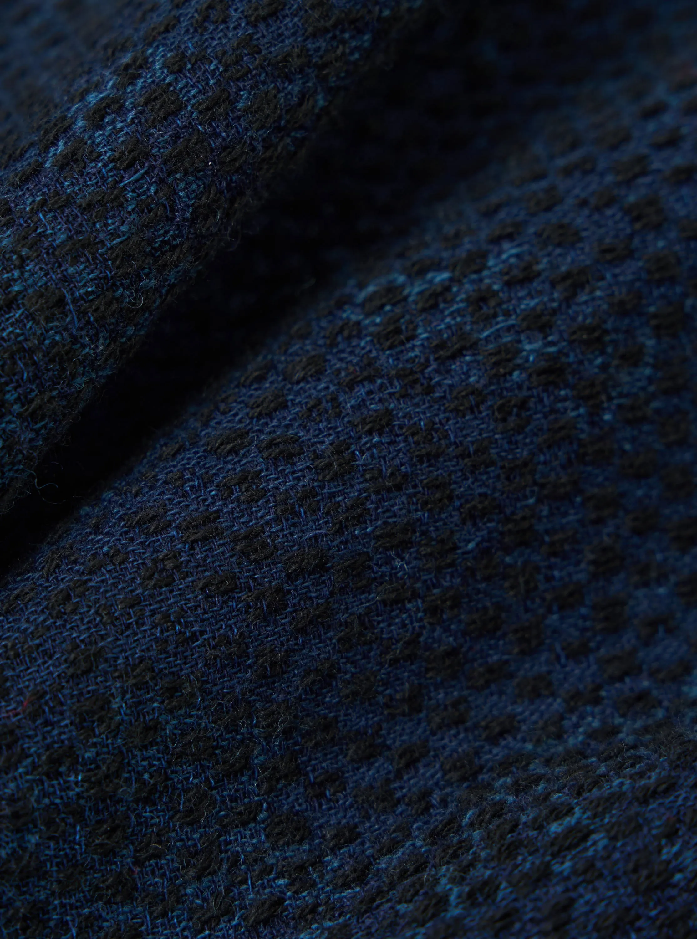 Black/Indigo Denim Camo 4 Pocket Gilet sold by Universal Works product image thumbnail 4