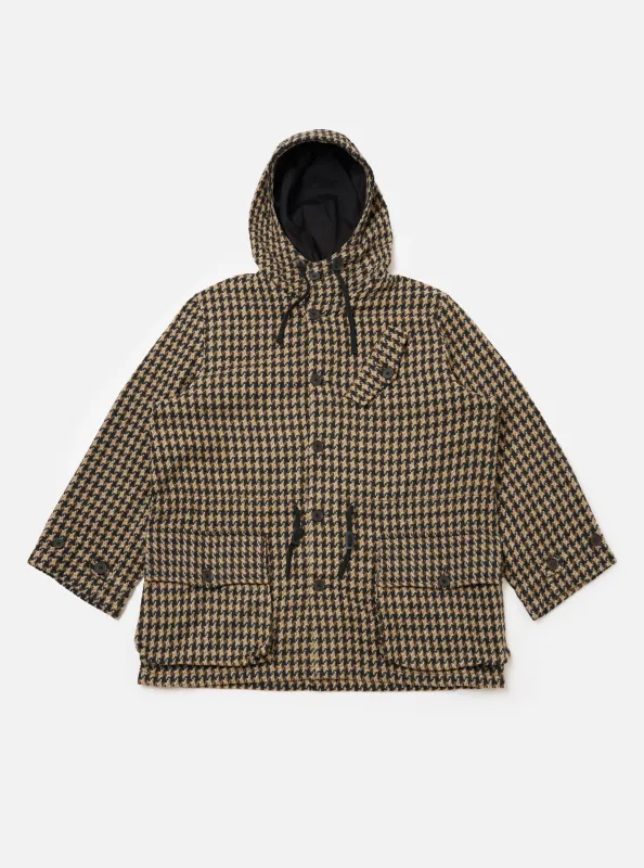 Sand Cortina Tweed Boston Parka made by Universal Works