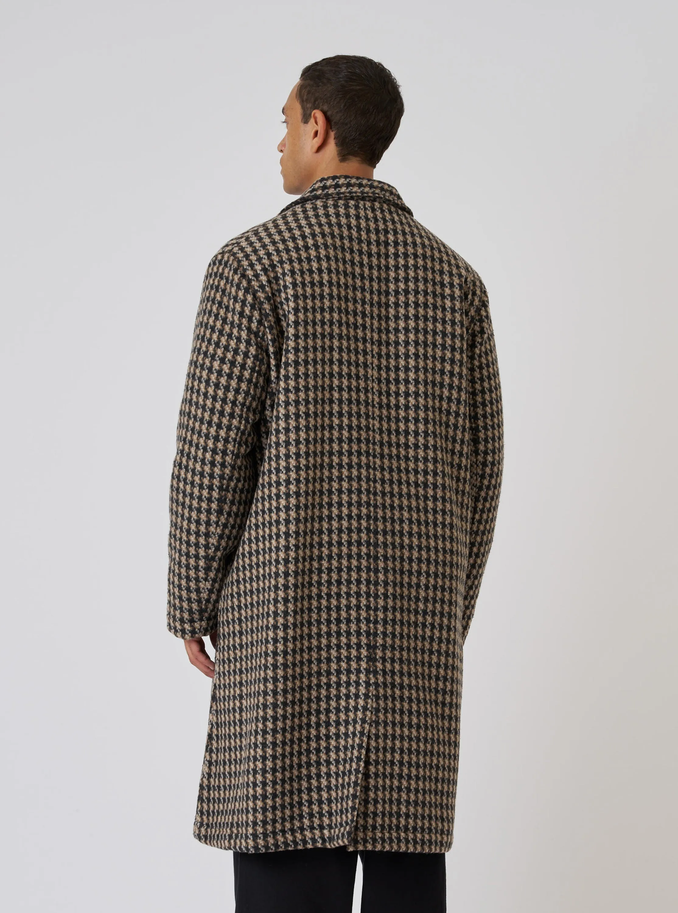 Sand Cortina Tweed Long Swing Coat sold by Universal Works product image thumbnail 3