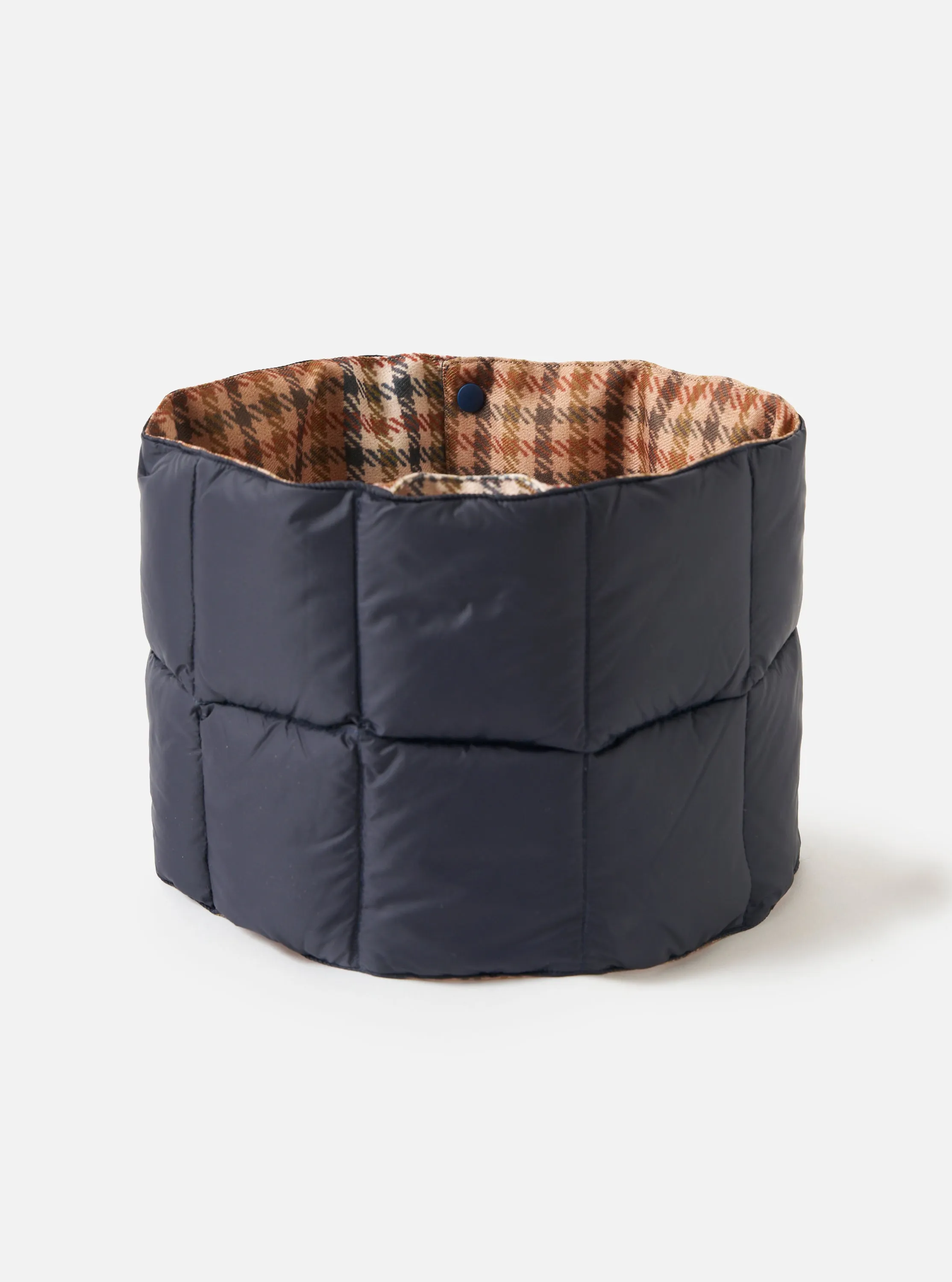 TAION x Universal Works Reversible Dark Navy Military Line Neck Warmer sold by Universal Works product image thumbnail 4