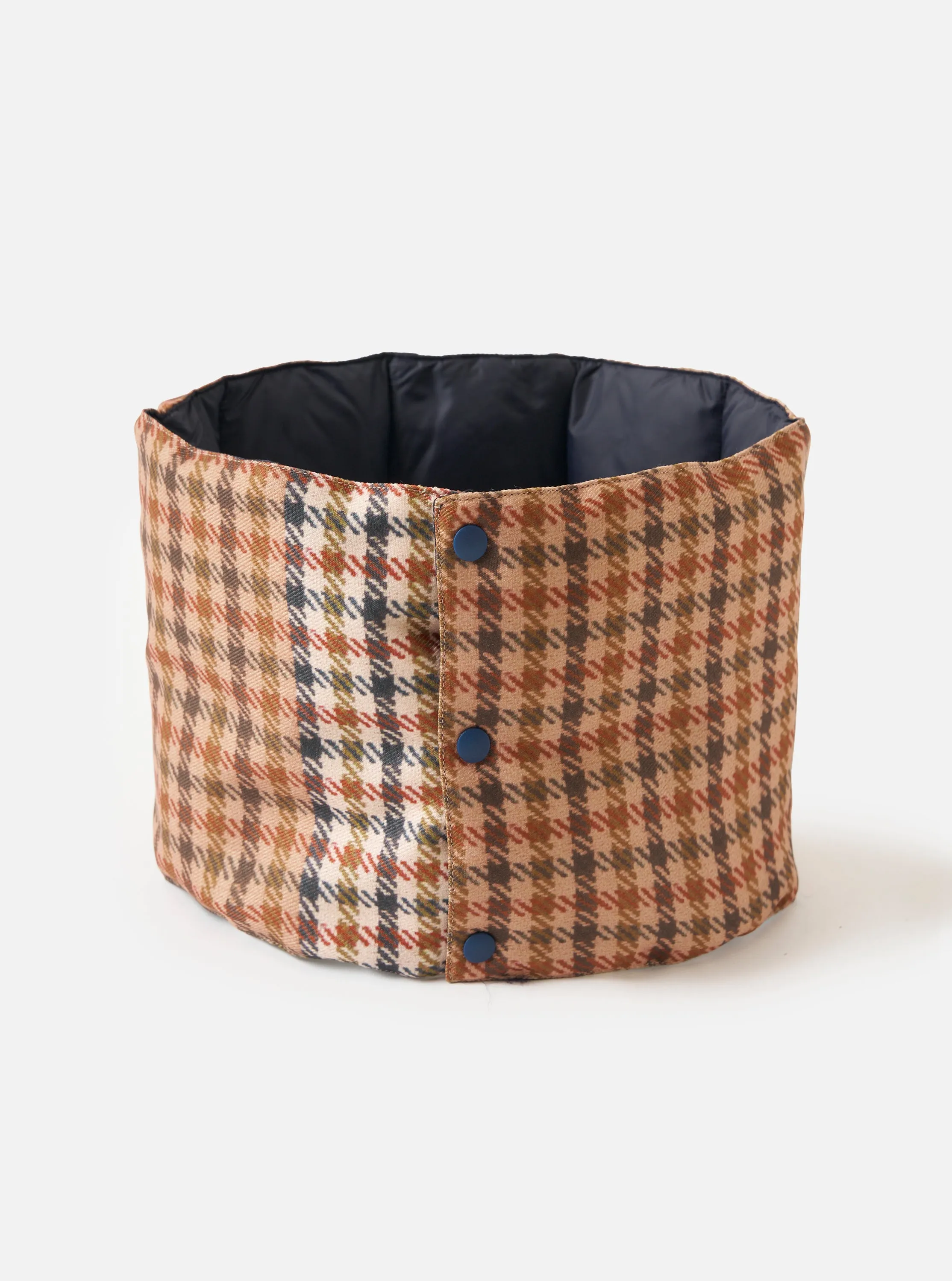 TAION x Universal Works Reversible Dark Navy Military Line Neck Warmer sold by Universal Works product image thumbnail 3