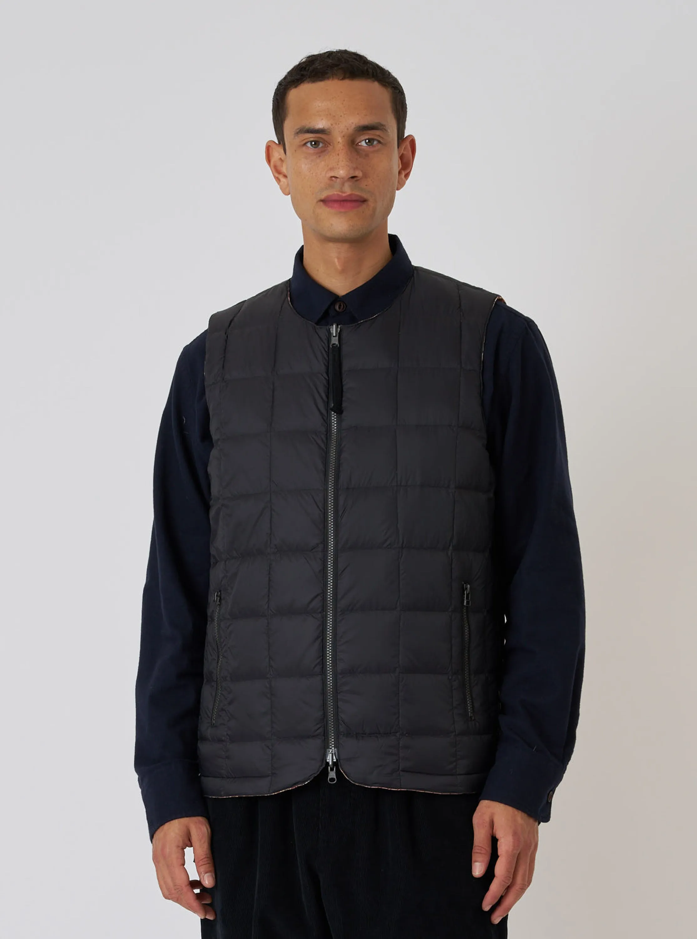 TAION x Universal Works Reversible Black Military Line Vest sold by Universal Works product image thumbnail 2