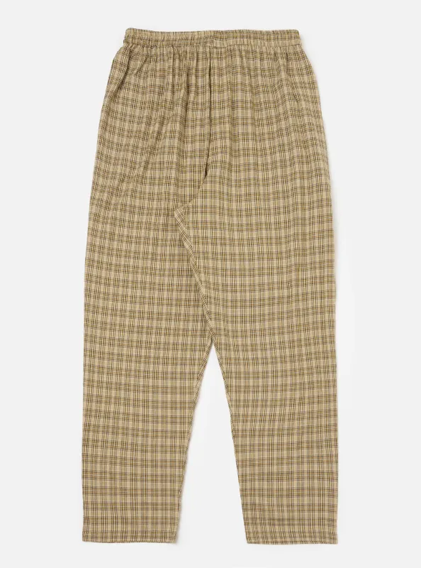 Sand Picnic Plaid Pyjama Pant sold by Universal Works