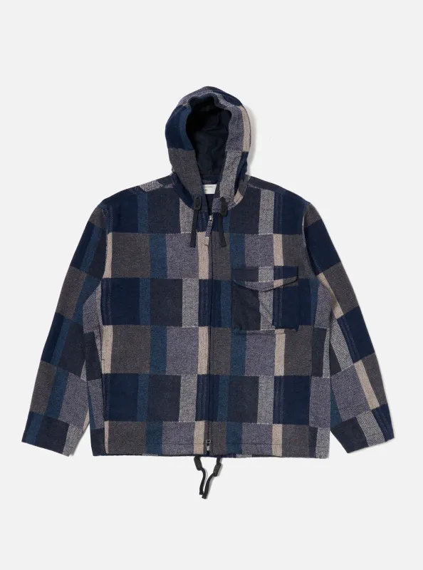 Navy Japanese Patchwork Fistral Jacket sold by Universal Works