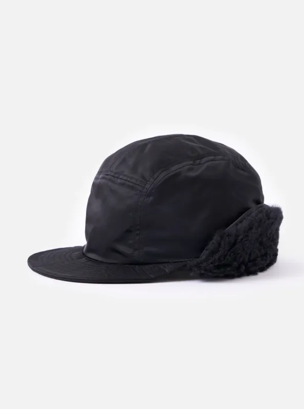 cableami® Black Military Nylon Twill Cap sold by Universal Works
