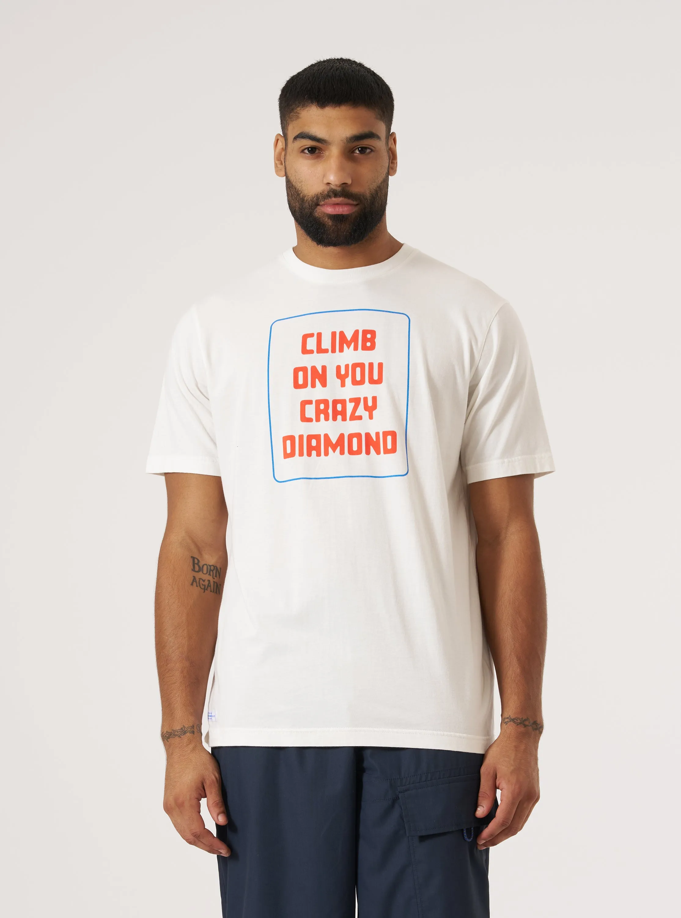 Topologie x Universal Works Ecru Organic Jersey Climb Print Tee sold by Universal Works product image thumbnail 2