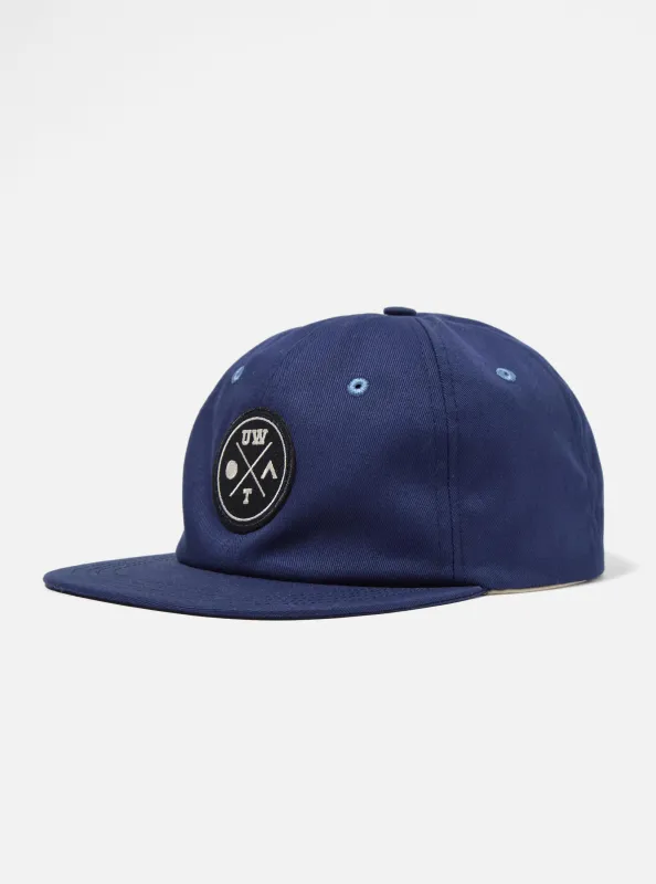 Topologie x Universal Works Navy Twill Cotton Baseball Hat sold by Universal Works