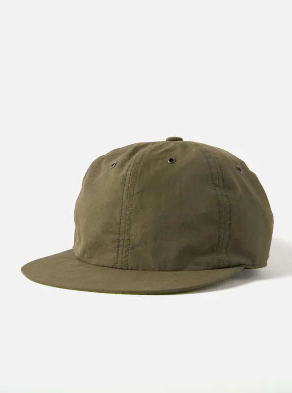 Olive/Grey Nylon cableami® B.B Cap sold by Universal Works