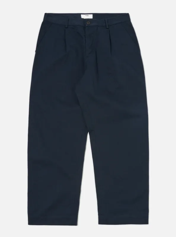 Navy Twill Duke Pant sold by Universal Works