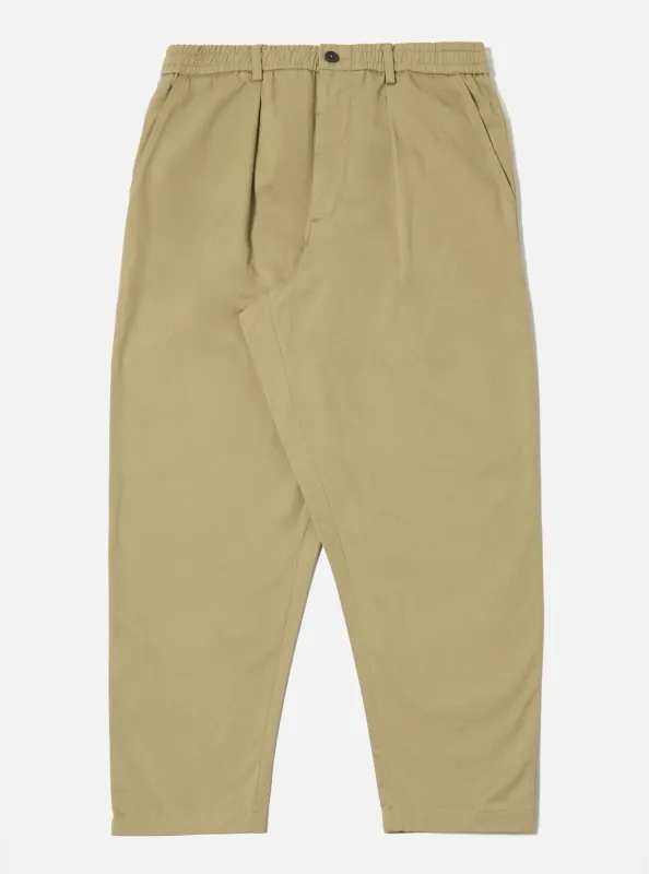 Sand Twill Pleated Track Pant sold by Universal Works