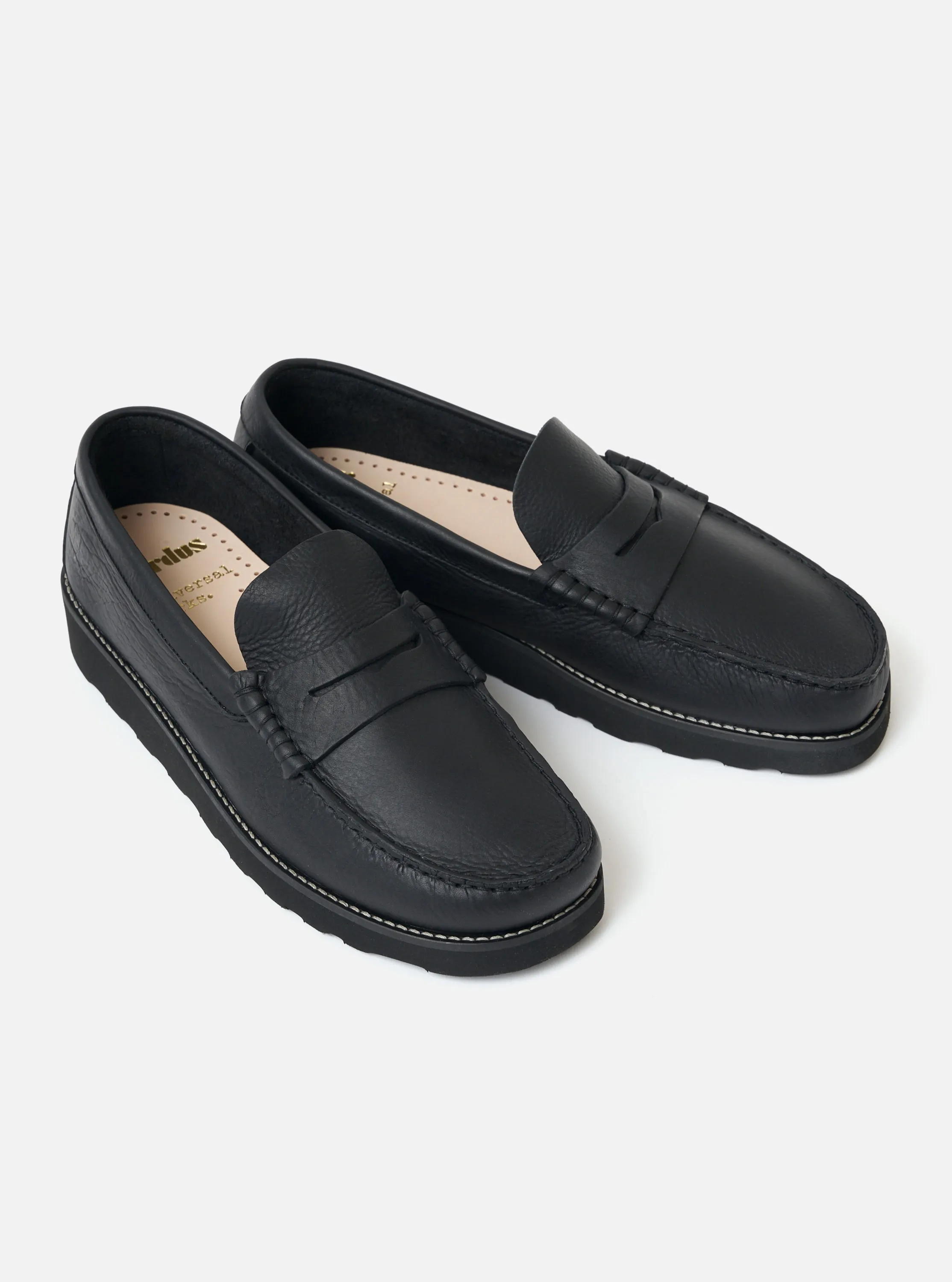 Zardus for Universal Works Black Leather Reggie Loafer sold by Universal Works product image thumbnail 4