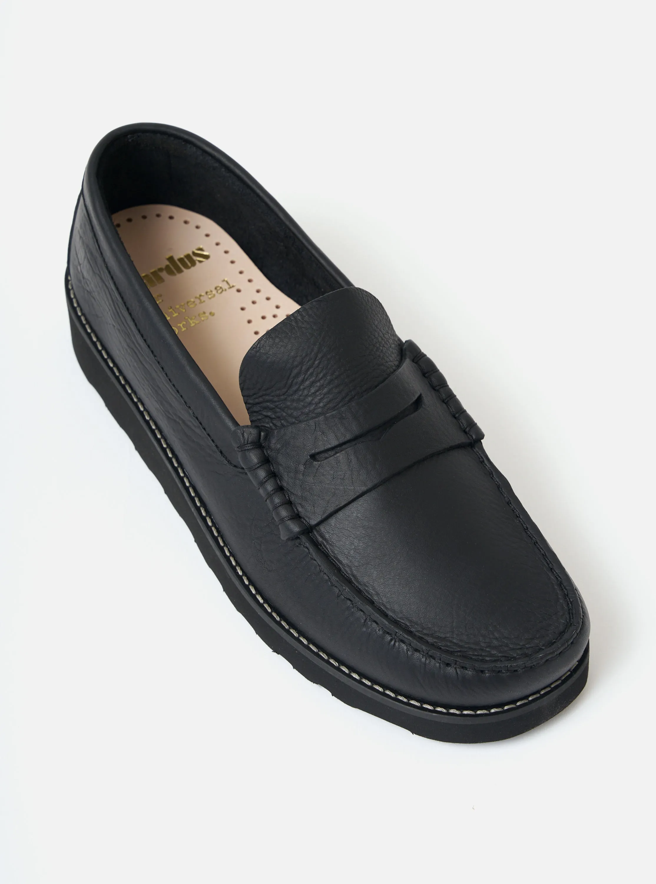 Zardus for Universal Works Black Leather Reggie Loafer sold by Universal Works product image thumbnail 2