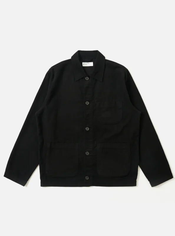 Black Comfort Moleskin Field Jacket sold by Universal Works