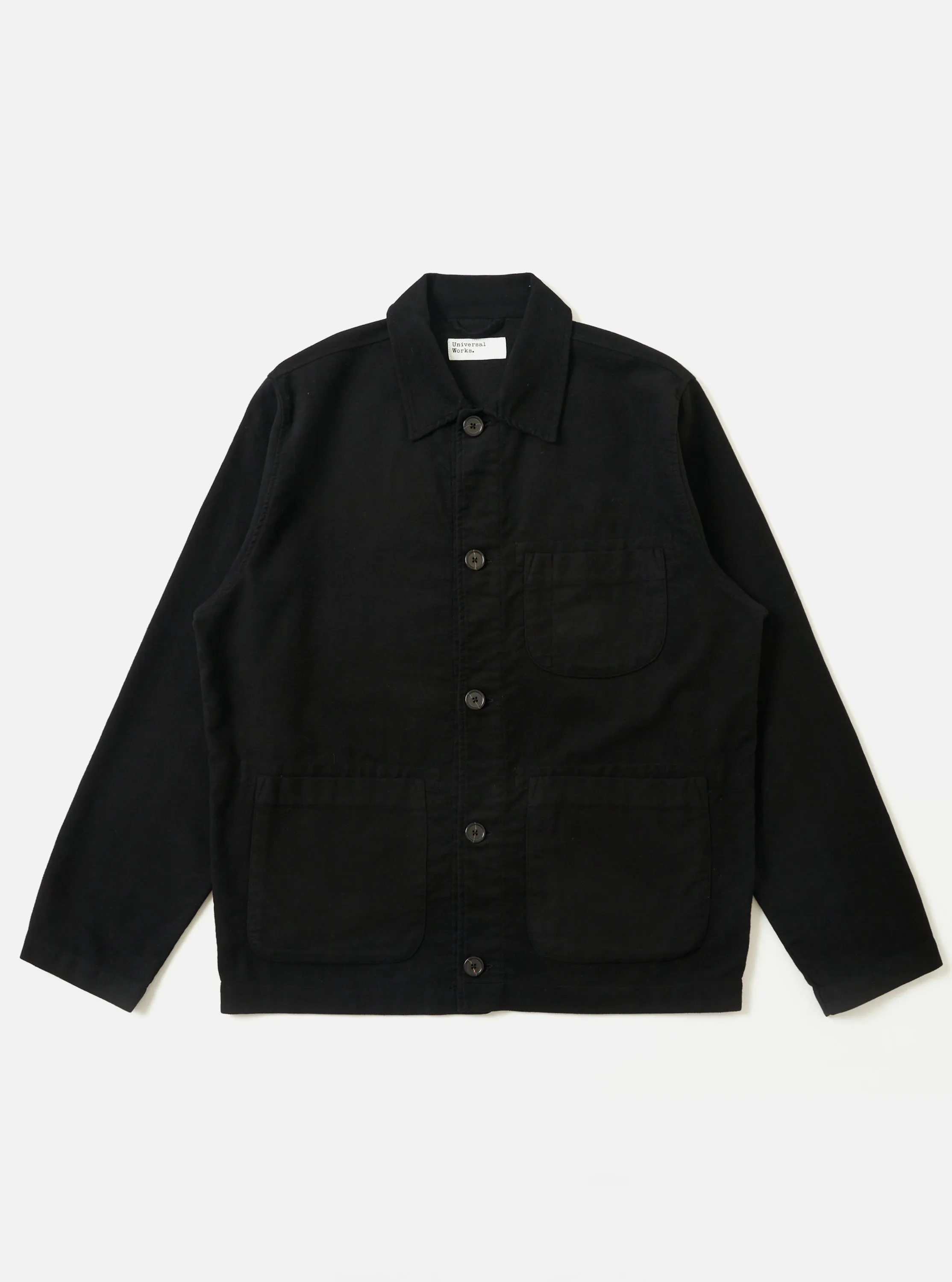 Black Comfort Moleskin Field Jacket sold by Universal Works