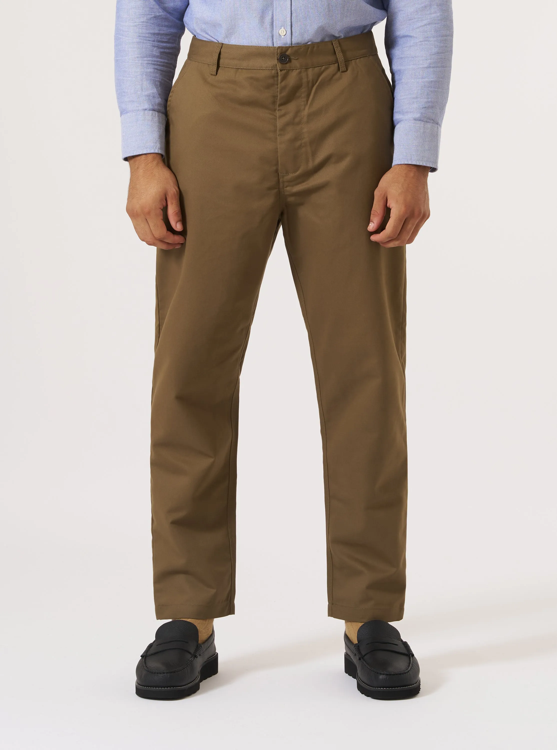 Khaki Brushed Polytech Military Chino sold by Universal Works product image thumbnail 2