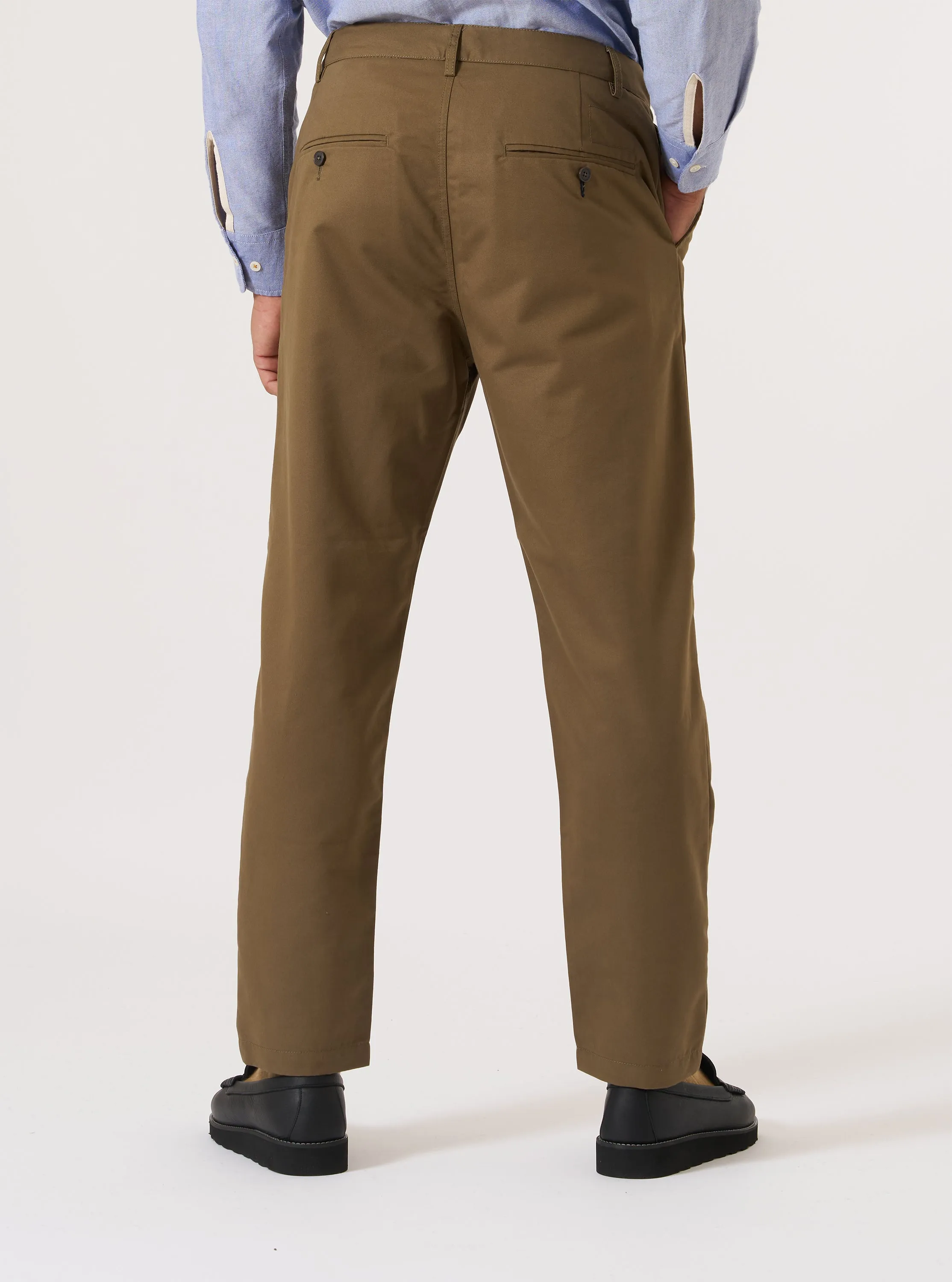 Khaki Brushed Polytech Military Chino sold by Universal Works product image thumbnail 3