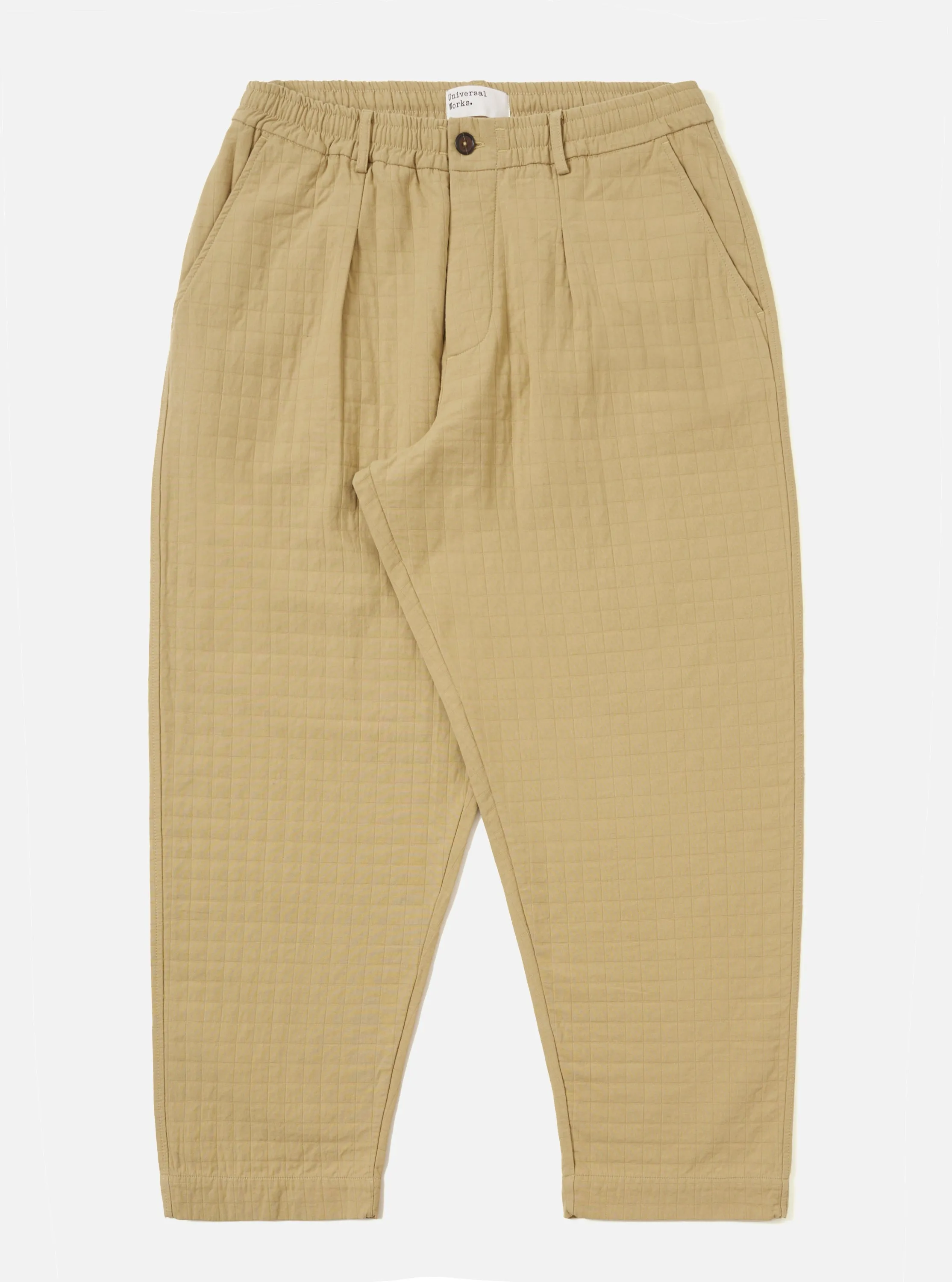 Sand Rahim Cotton Oxford Pant sold by Universal Works