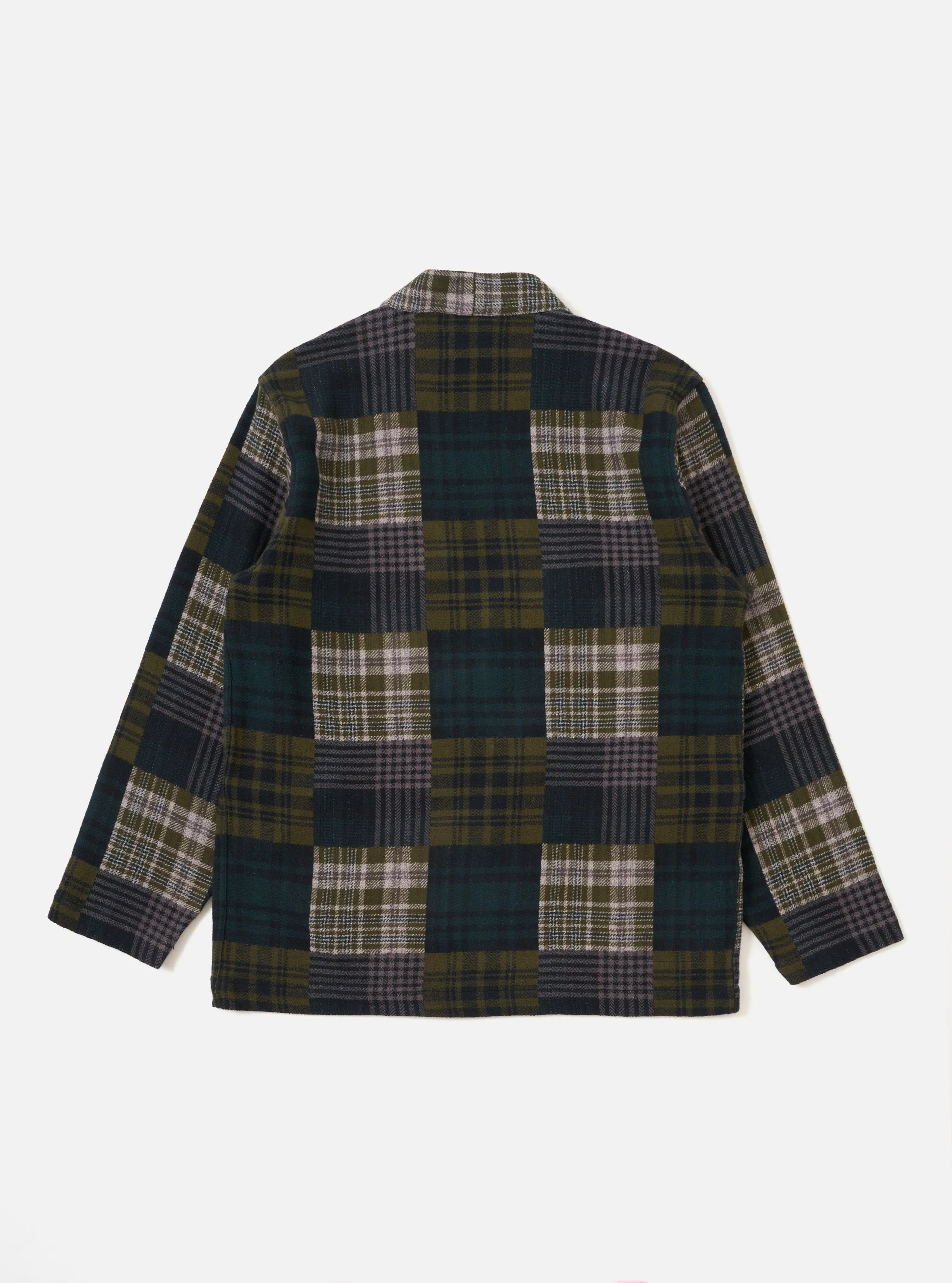 Green Japanese Patchwork Kyoto Work Jacket sold by Universal Works product image thumbnail 5