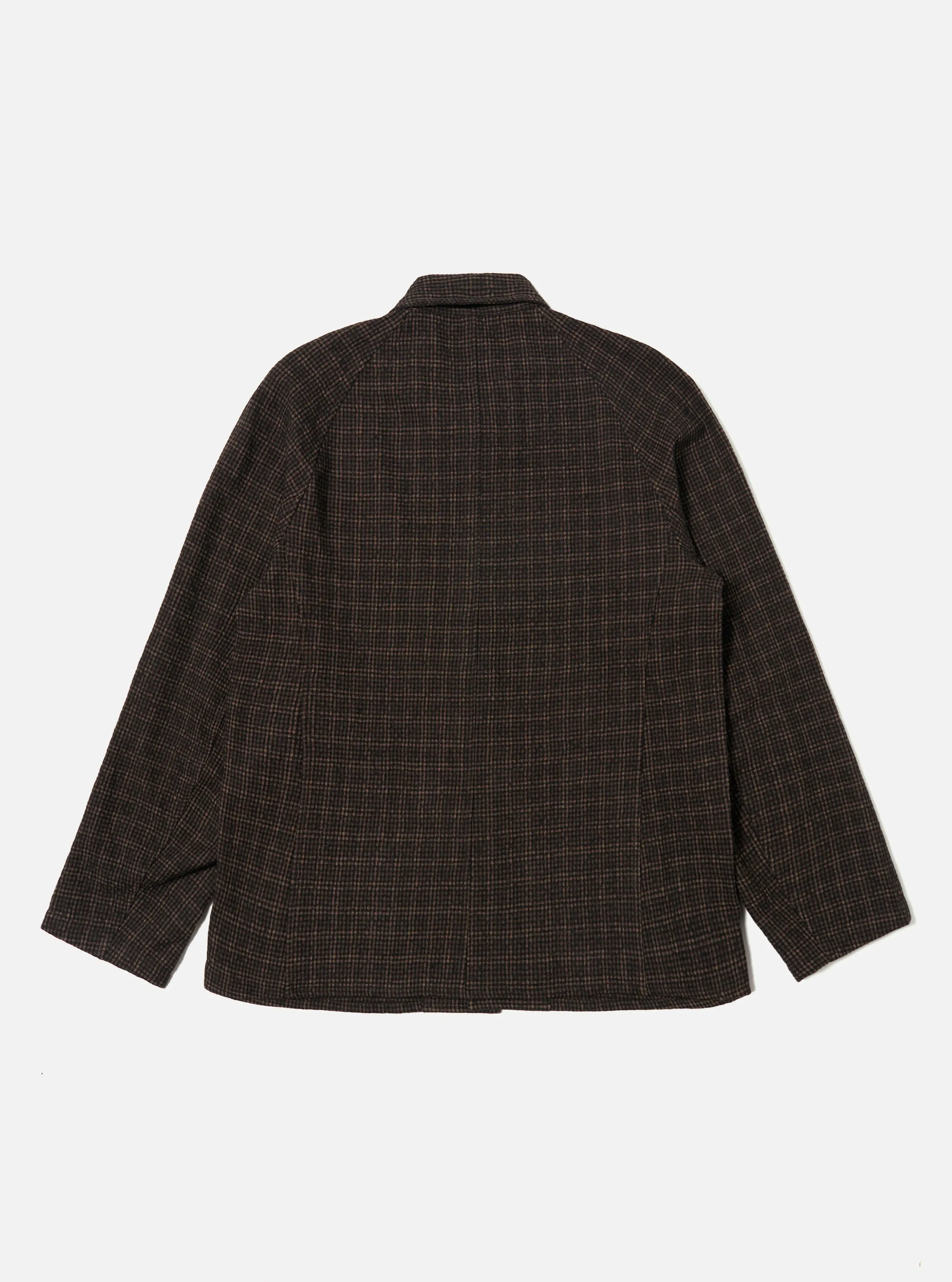 Brown Cedar Check Station Jacket sold by Universal Works product image thumbnail 5