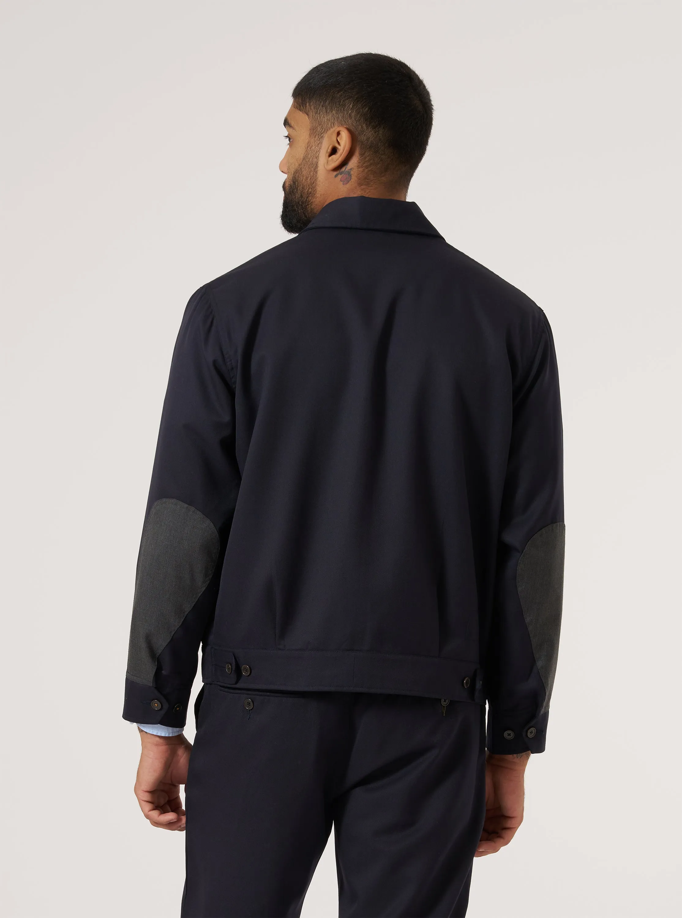 Navy Travel Suiting E130 Jacket sold by Universal Works product image thumbnail 3