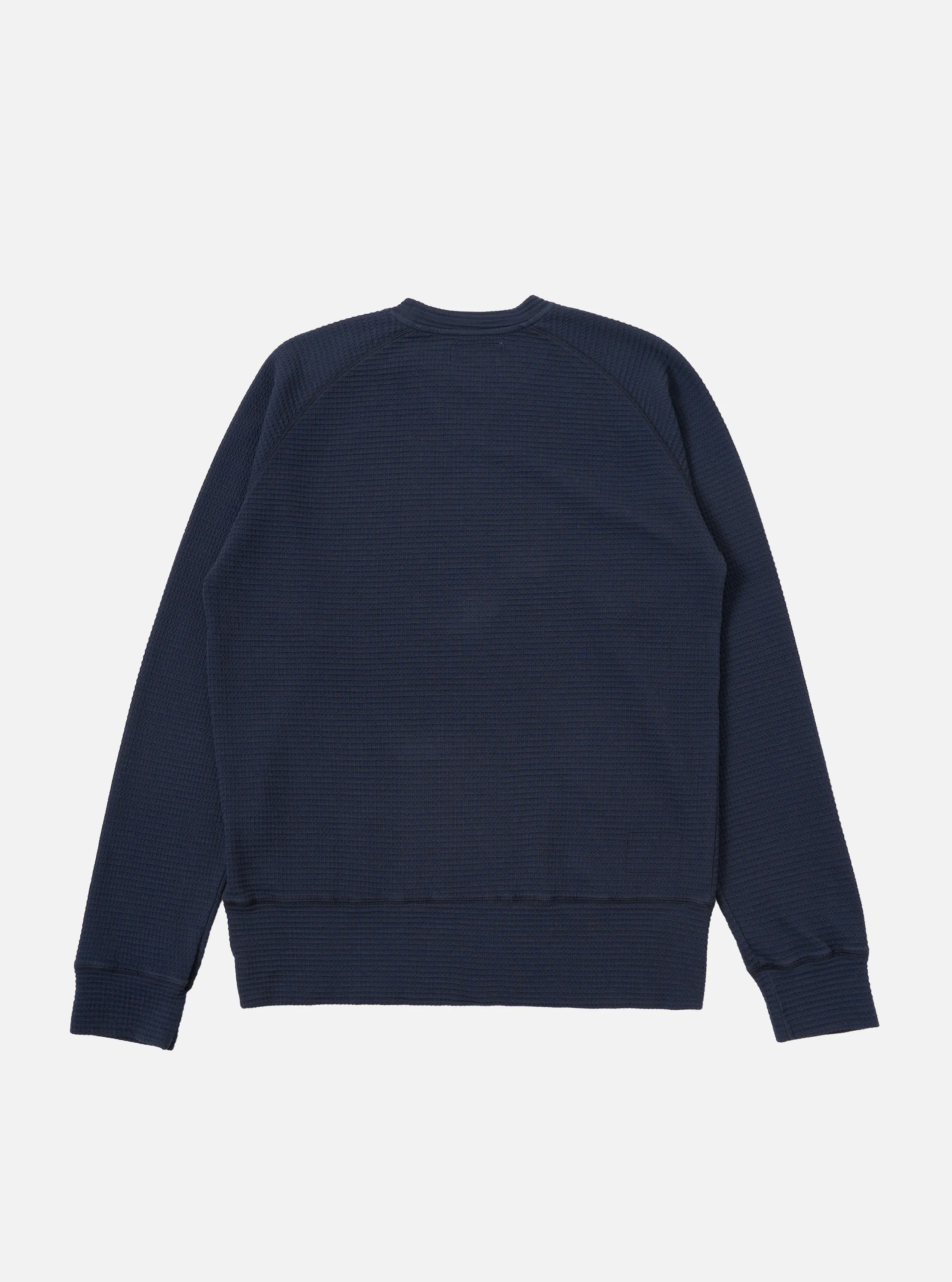 Navy Fantasy Interlock Mr K Crew Sweatshirt sold by Universal Works product image thumbnail 5