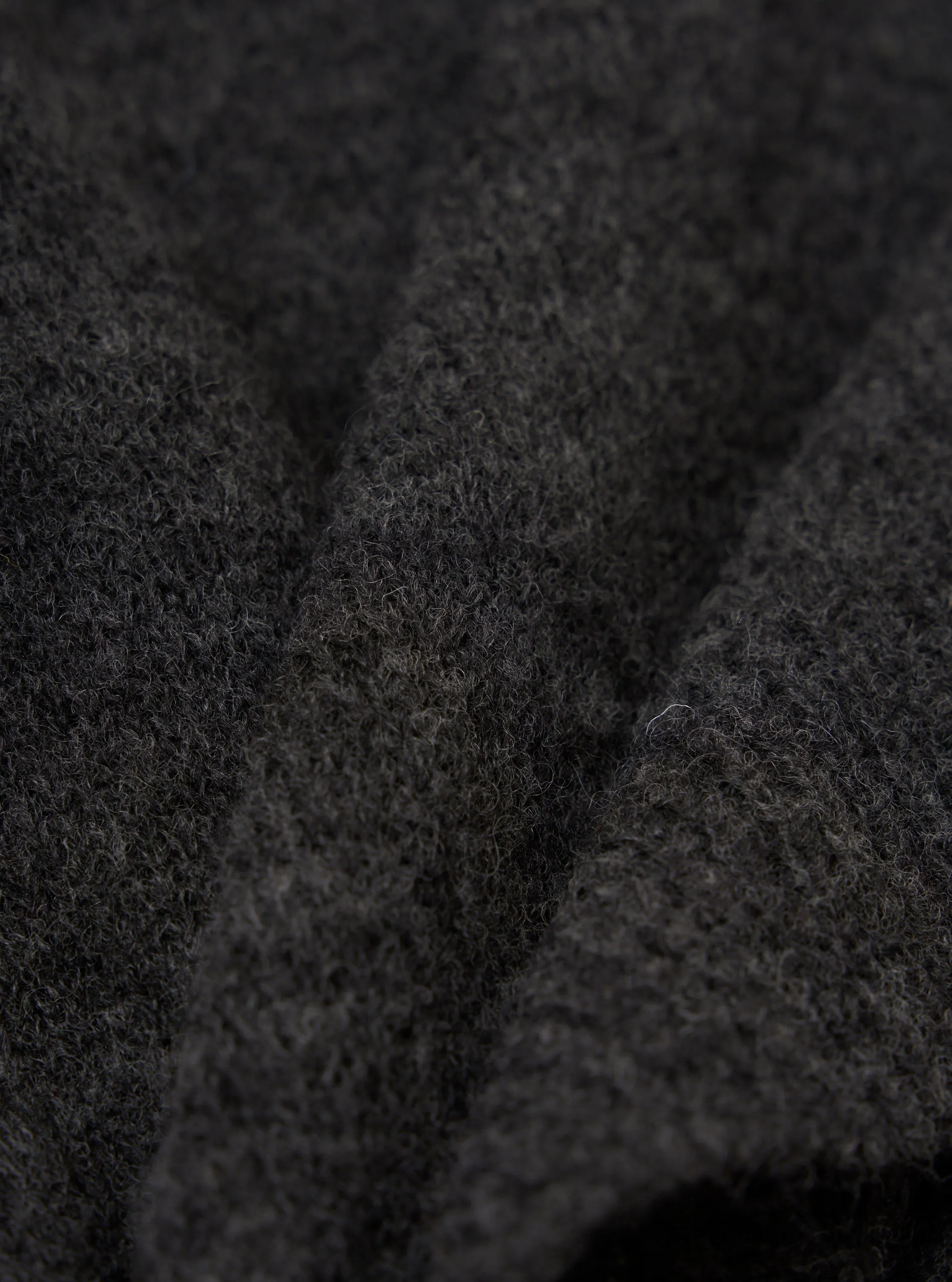 Charcoal Alpaca Knit David Cardigan sold by Universal Works product image thumbnail 4