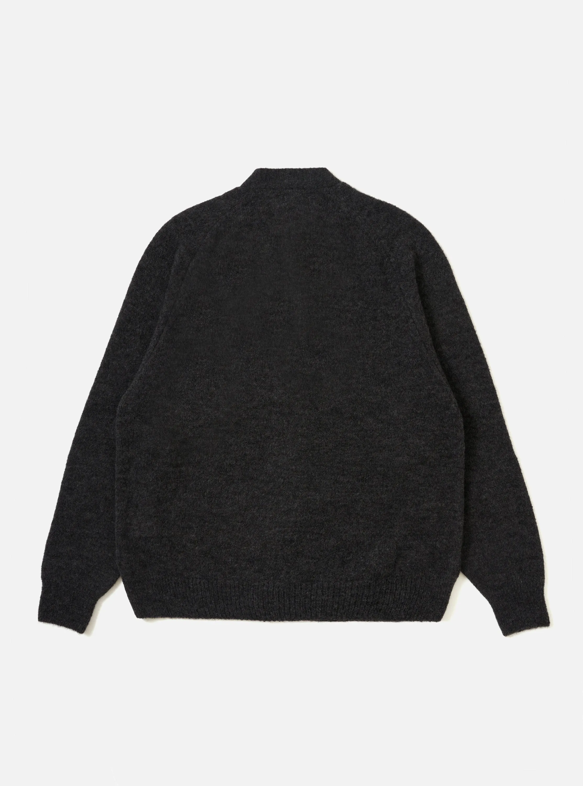 Charcoal Alpaca Knit David Cardigan sold by Universal Works product image thumbnail 5
