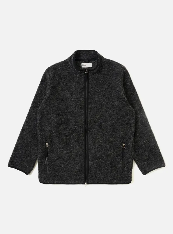 Black Six Wool Fleece Climbing Jacket sold by Universal Works