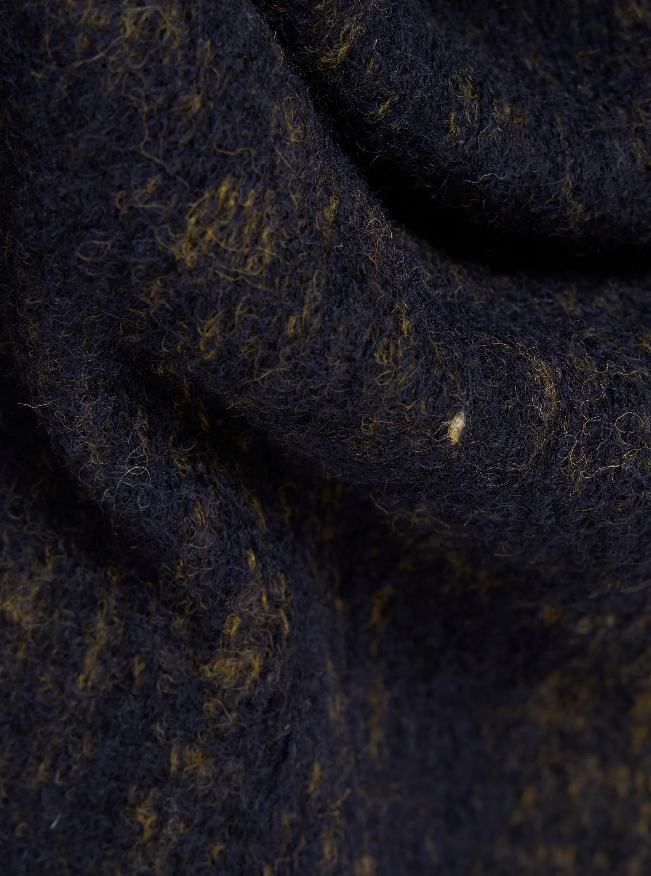 Navy Marble Fleece Cardigan sold by Universal Works product image thumbnail 4