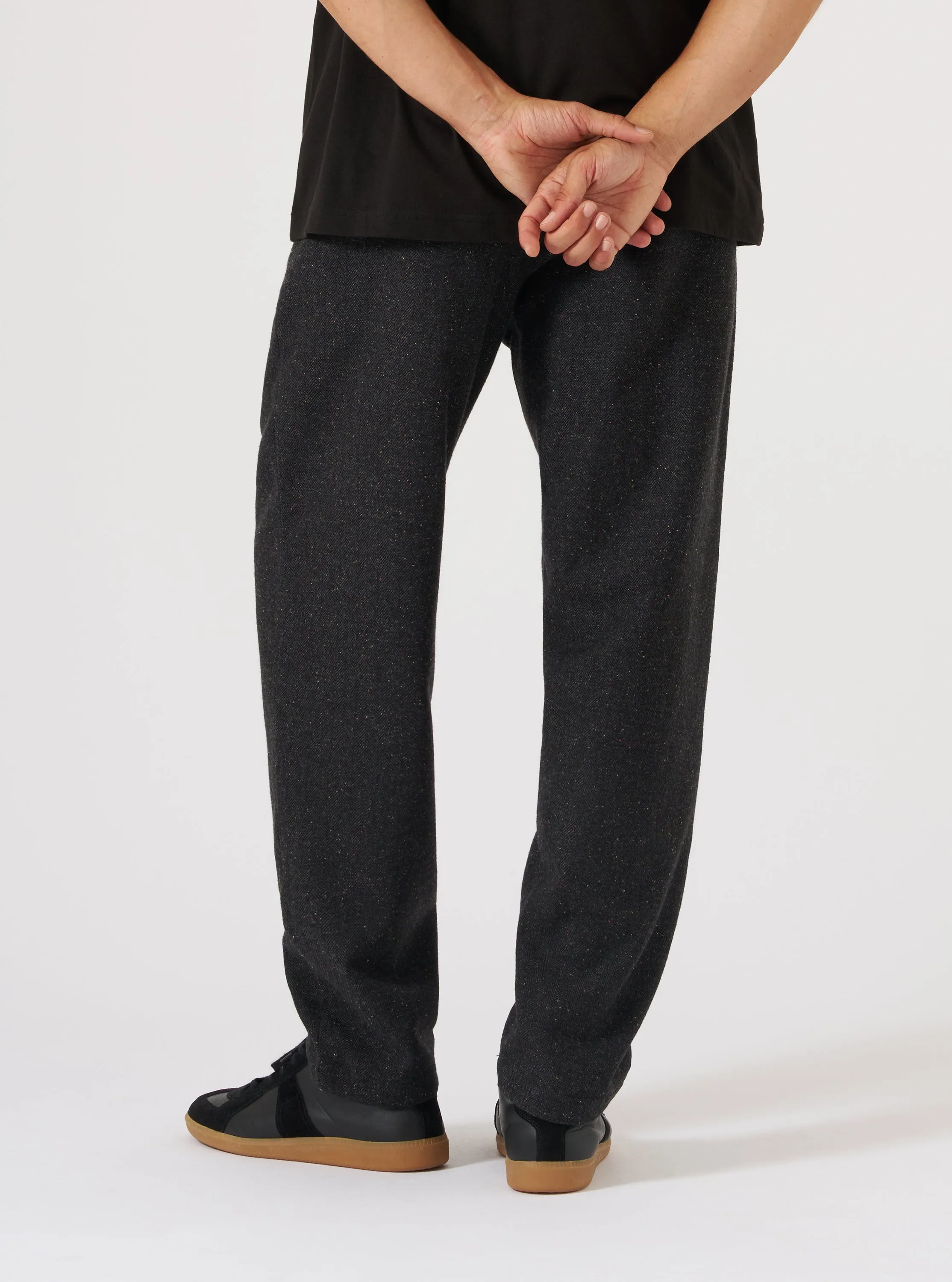 Black Salt N Pepper Tweed Military Chino sold by Universal Works product image thumbnail 3