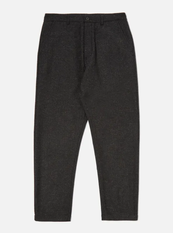 Black Salt N Pepper Tweed Military Chino sold by Universal Works