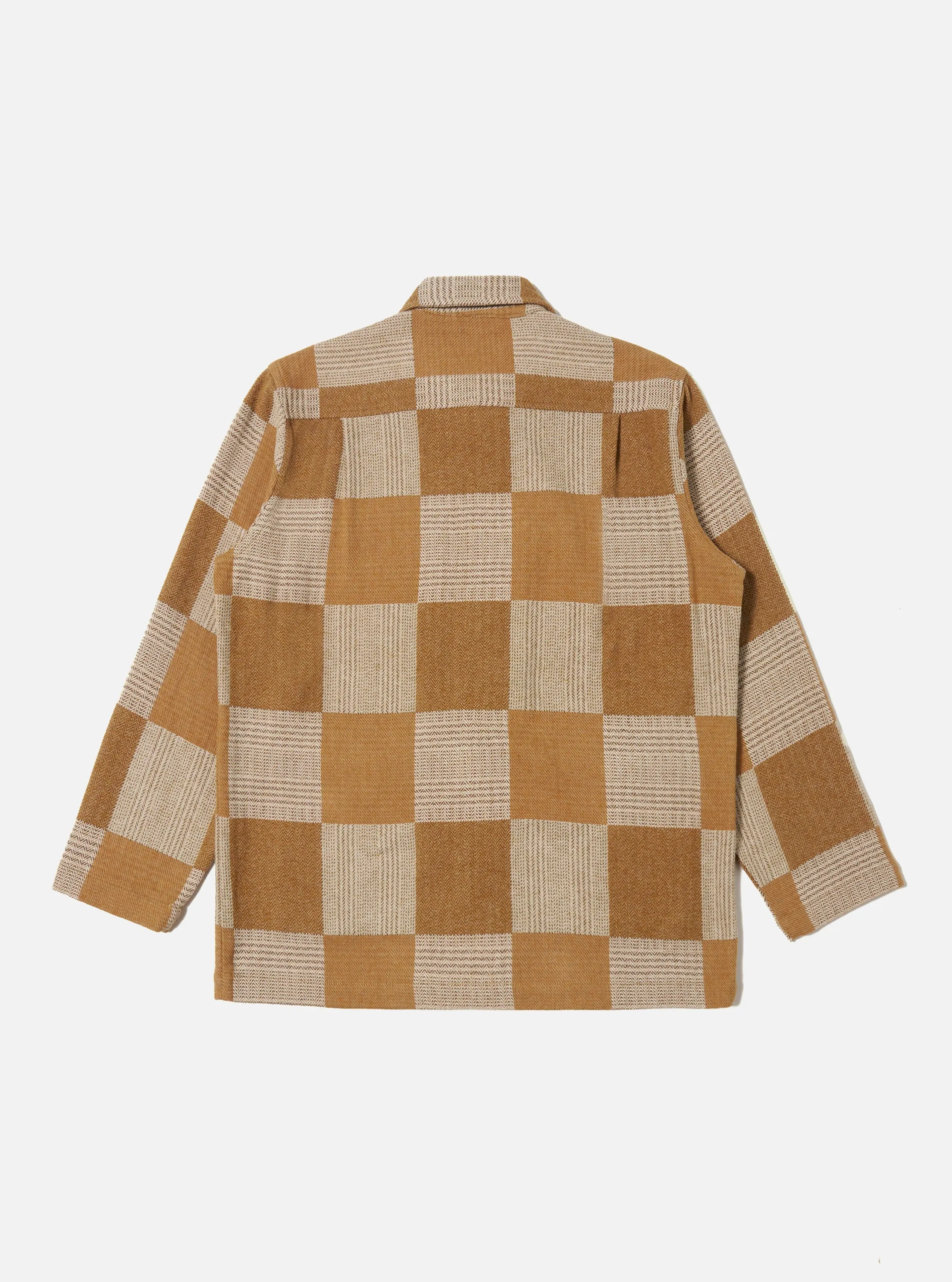 Brown Japanese Patchwork Dockside Jacket sold by Universal Works product image thumbnail 5