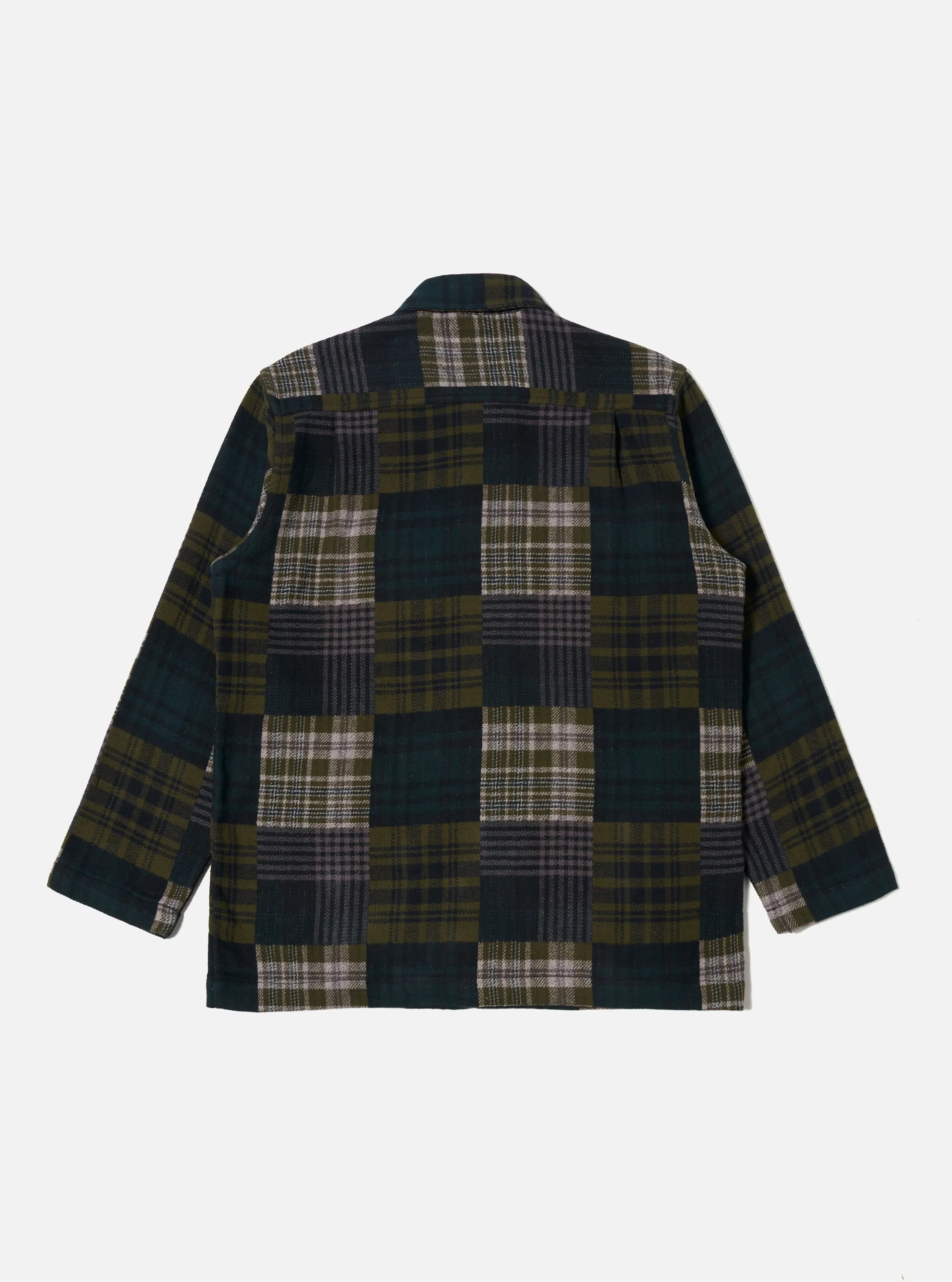 Green Japanese Patchwork Dockside Jacket sold by Universal Works product image thumbnail 5