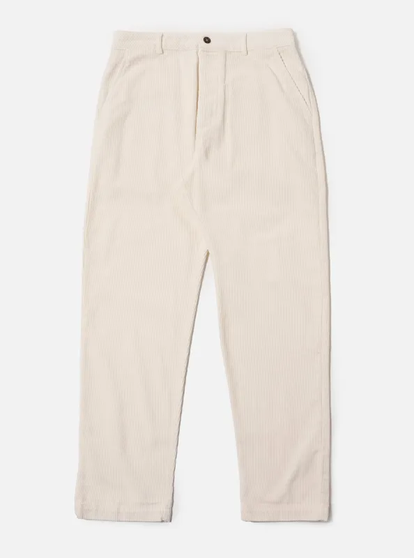 Ecru Cord Military Chino sold by Universal Works