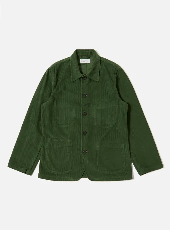 Green Cord Bakers Jacket sold by Universal Works
