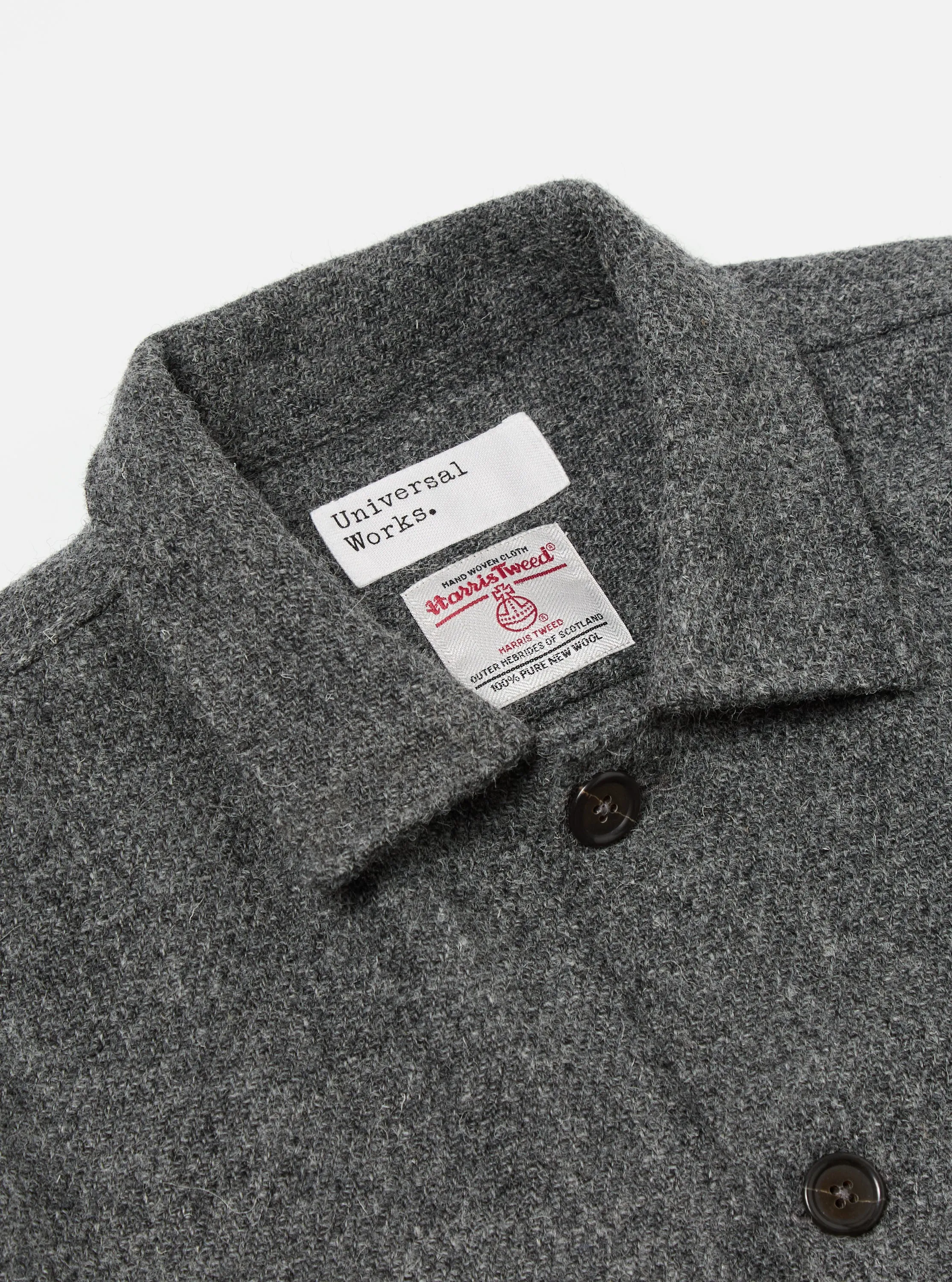 Grey Harris Tweed Easy Jacket sold by Universal Works product image thumbnail 3