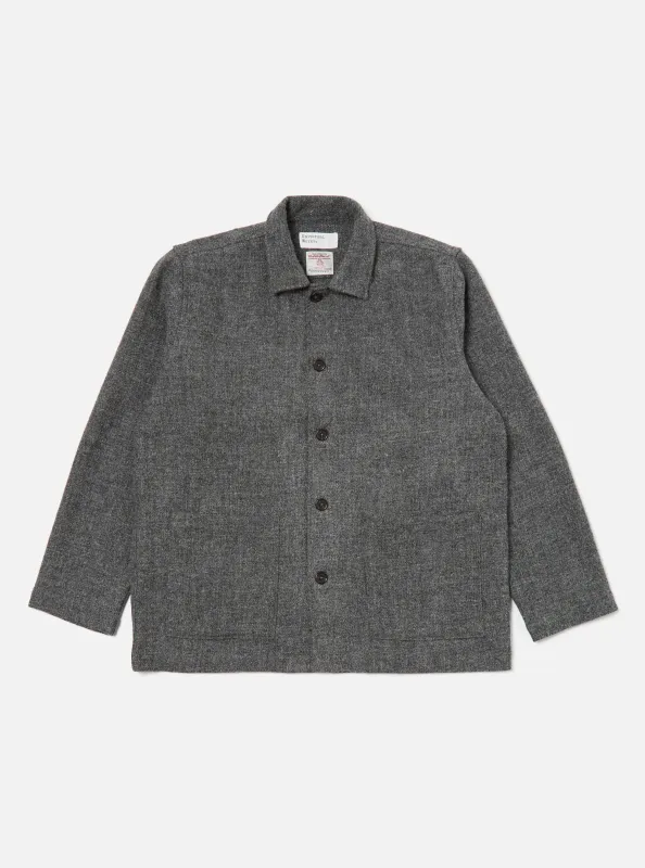 Grey Harris Tweed Easy Jacket sold by Universal Works