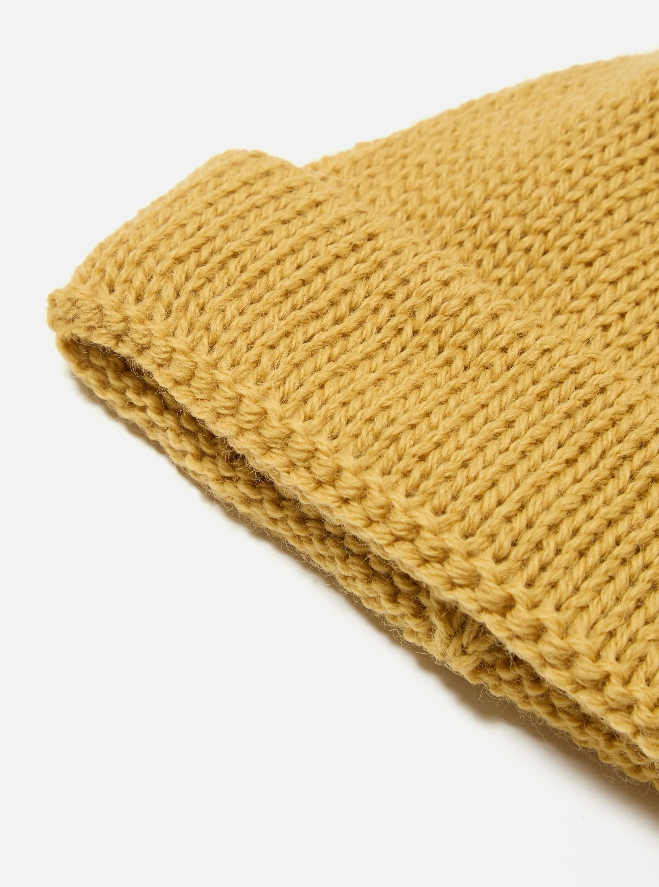 Yellow British Wool Short Watch Cap sold by Universal Works product image thumbnail 3
