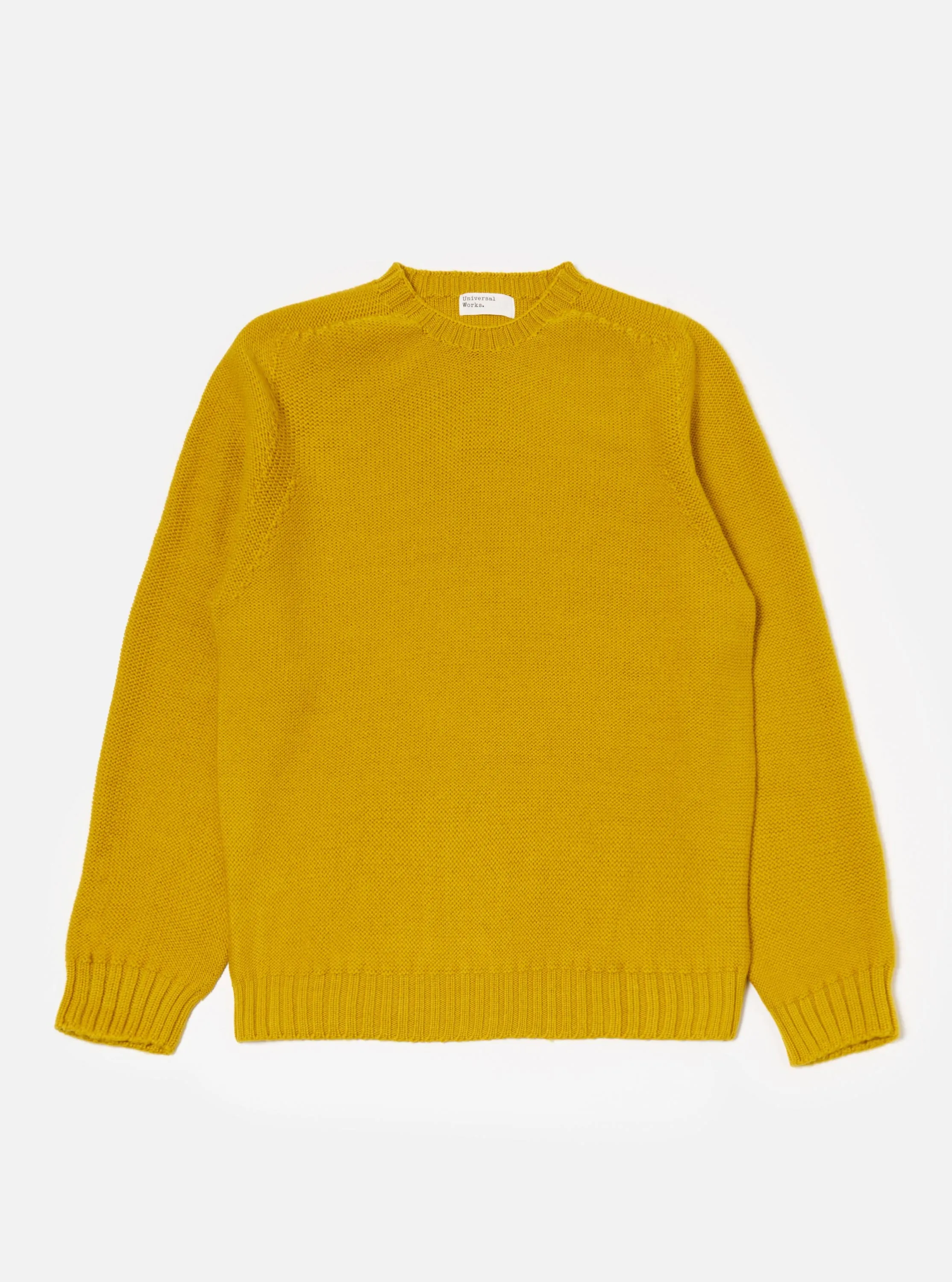 Gold Shetland Wild Seamless Crew sold by Universal Works