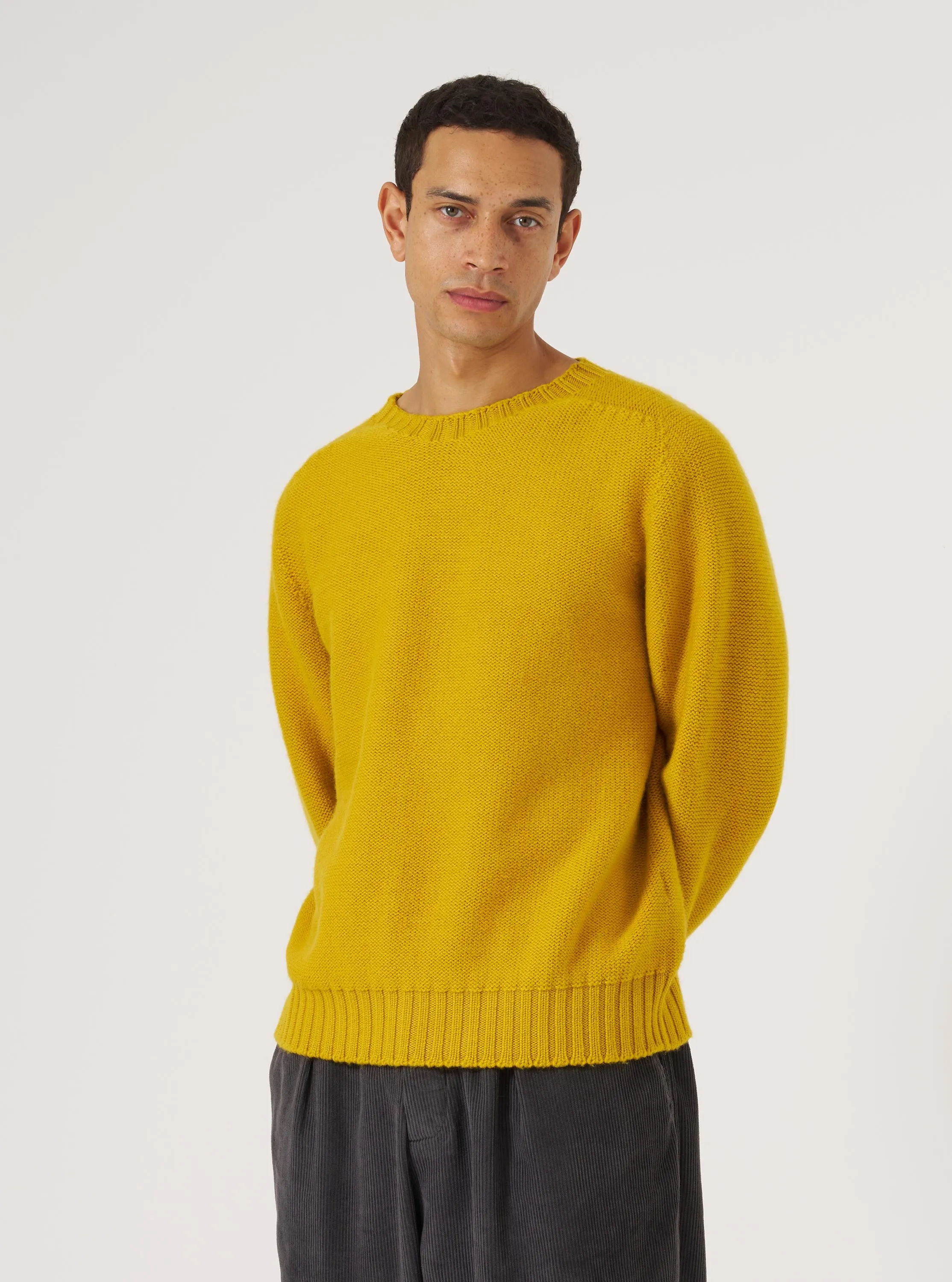 Gold Shetland Wild Seamless Crew sold by Universal Works product image thumbnail 2