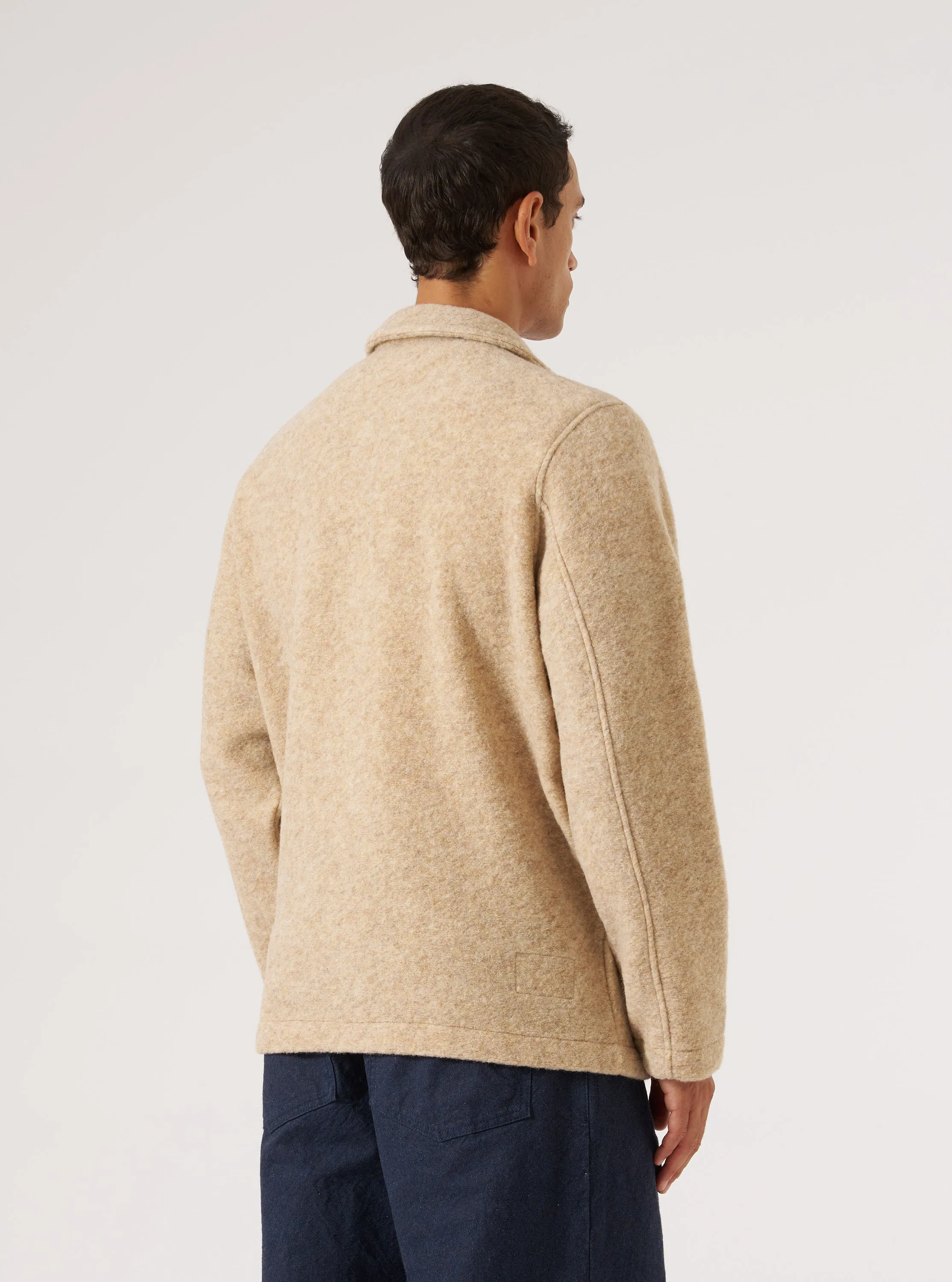 Fawn Wool Fleece Field Jacket sold by Universal Works product image thumbnail 3
